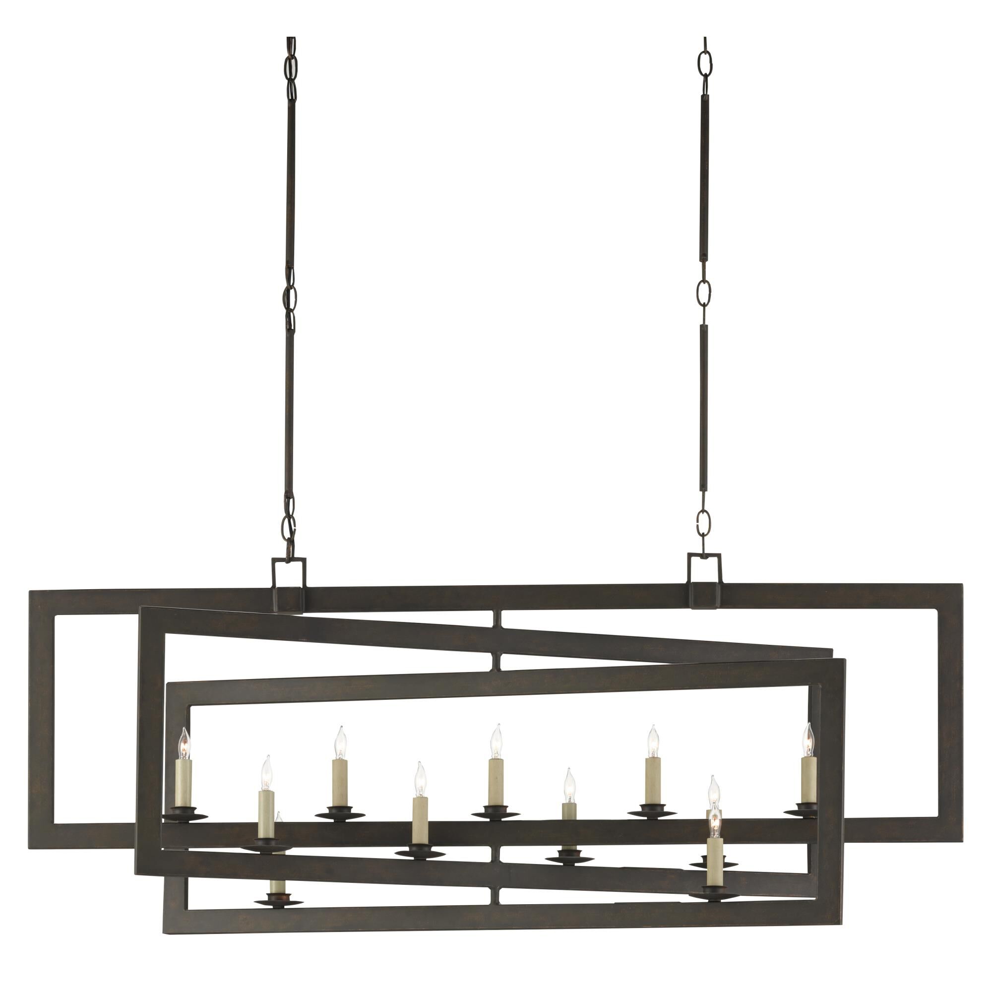 Middleton 54 Inch 11 Light Chandelier by Currey and Company
