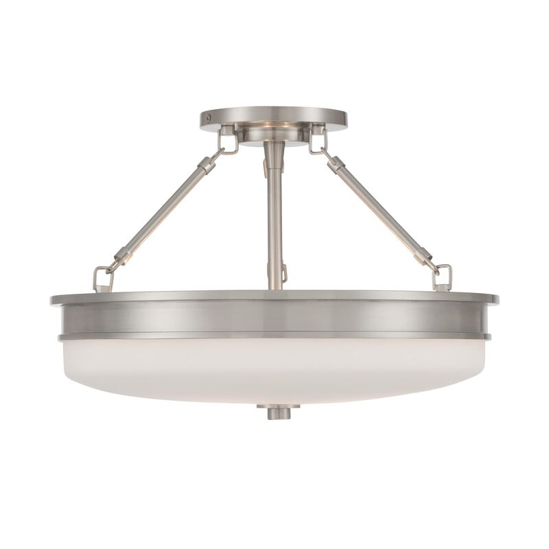 Halora 15 Inch Semi Flush Mount by Minka Lavery