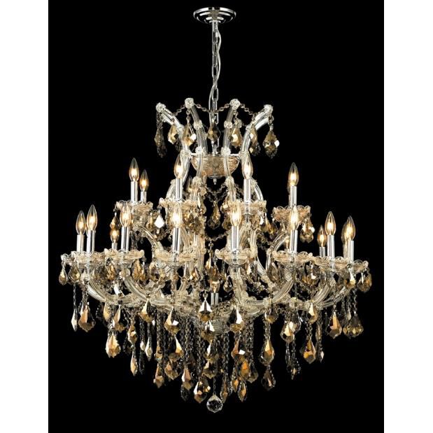 Maria Theresa 36 Inch 24 Light Chandelier by Elegant Lighting