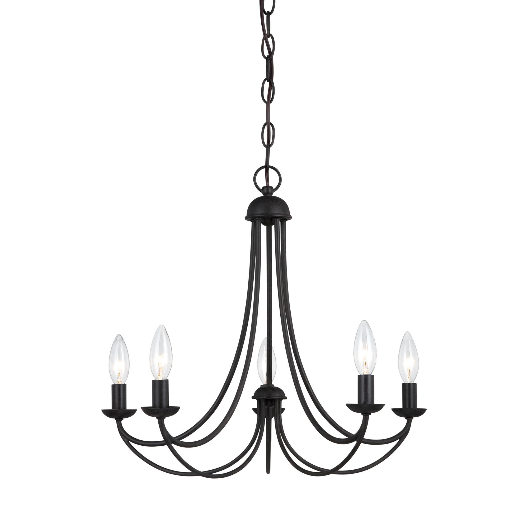 Mirren 21 Inch 5 Light Mini Chandelier by Quoizel
