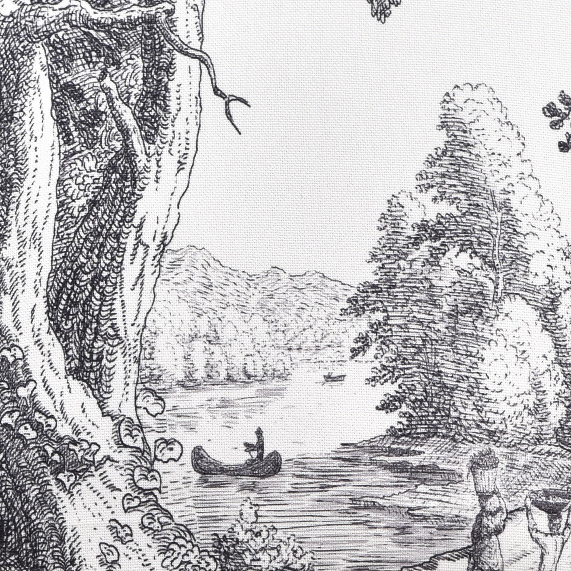 Dann Foley Reverie Toile 24 Inch Decorative Pillow by Stylecraft