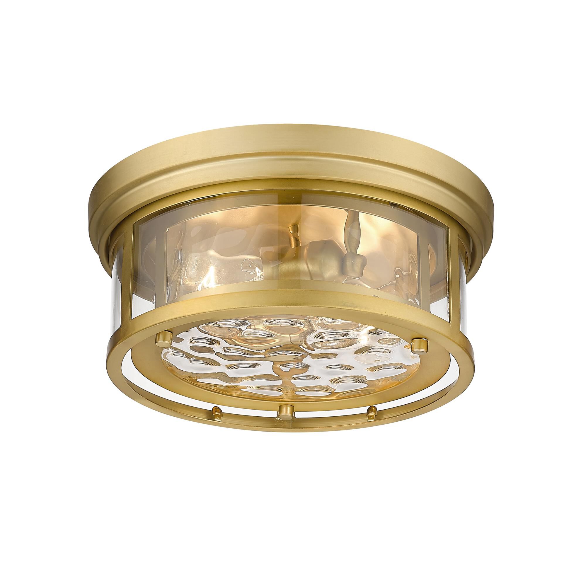Shown in Olde Brass finish and Glass shade