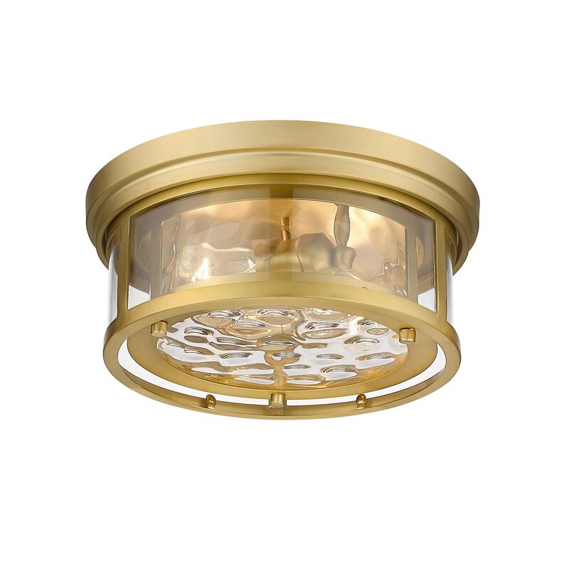 Clarion 12 Inch 2 Light Flush Mount by Z-Lite