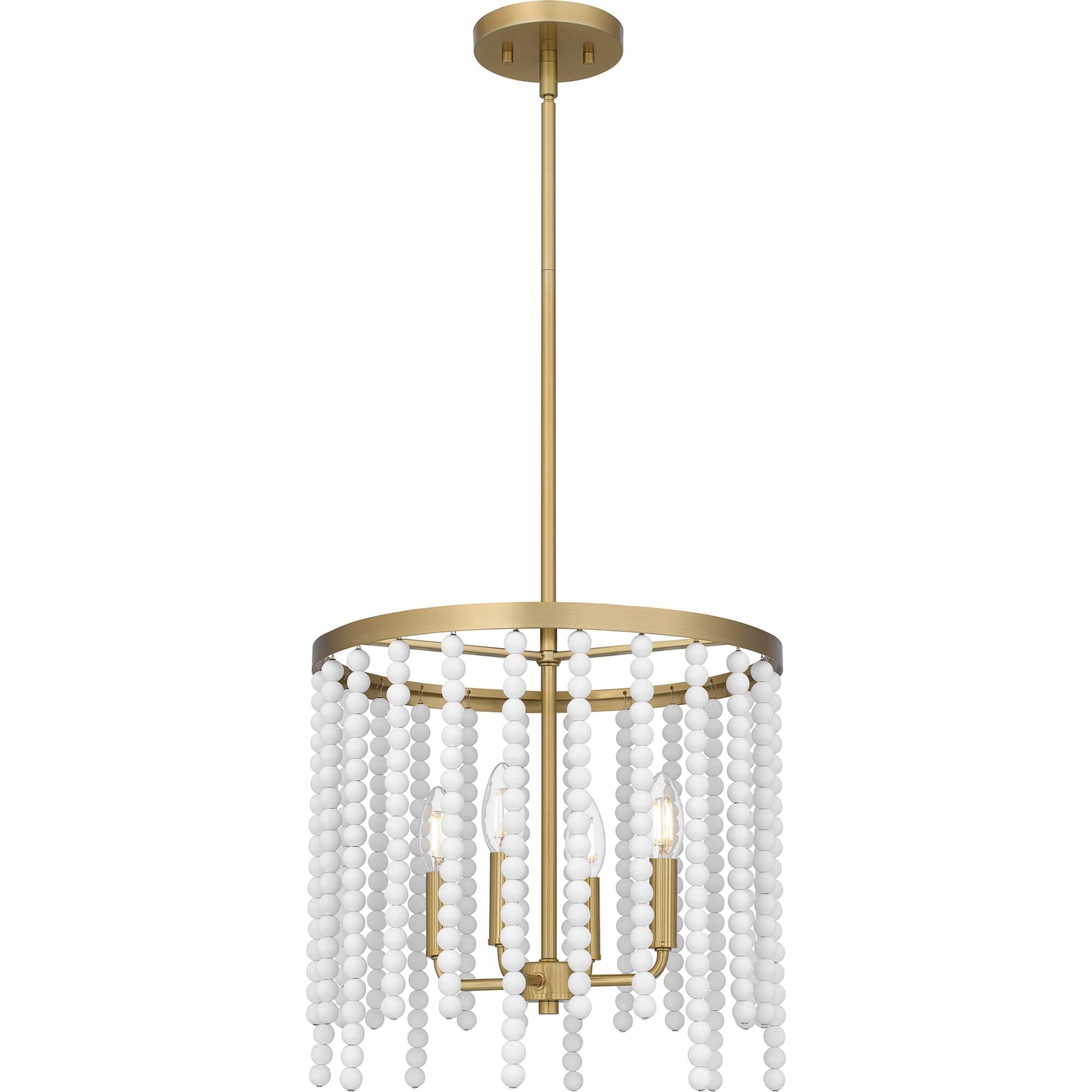 Apelle 15.25 Inch 4 Light Large Pendant by Quoizel