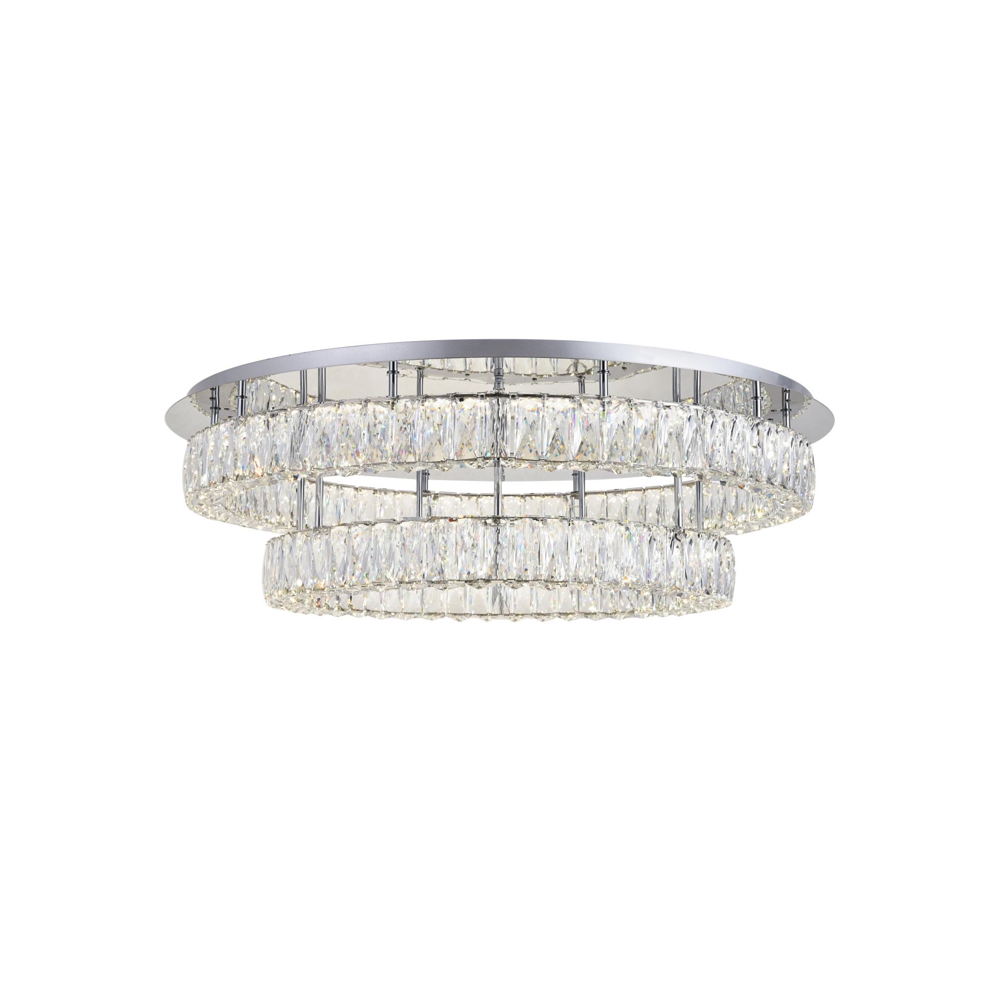 Monroe Semi Flush Mount by Elegant Lighting