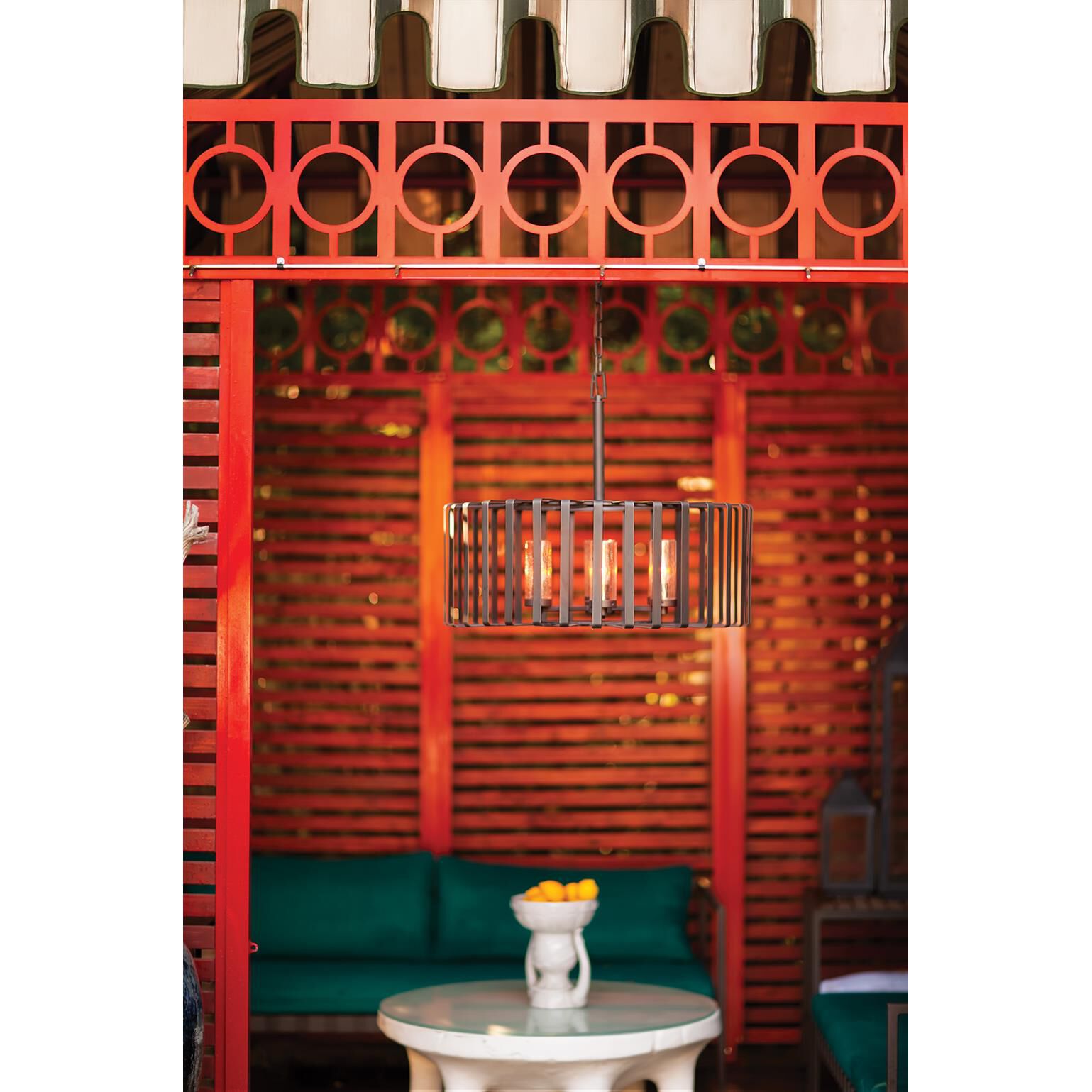 Reid 23 Inch Tall 6 Light LED Outdoor Hanging Lantern by Hinkley Lighting