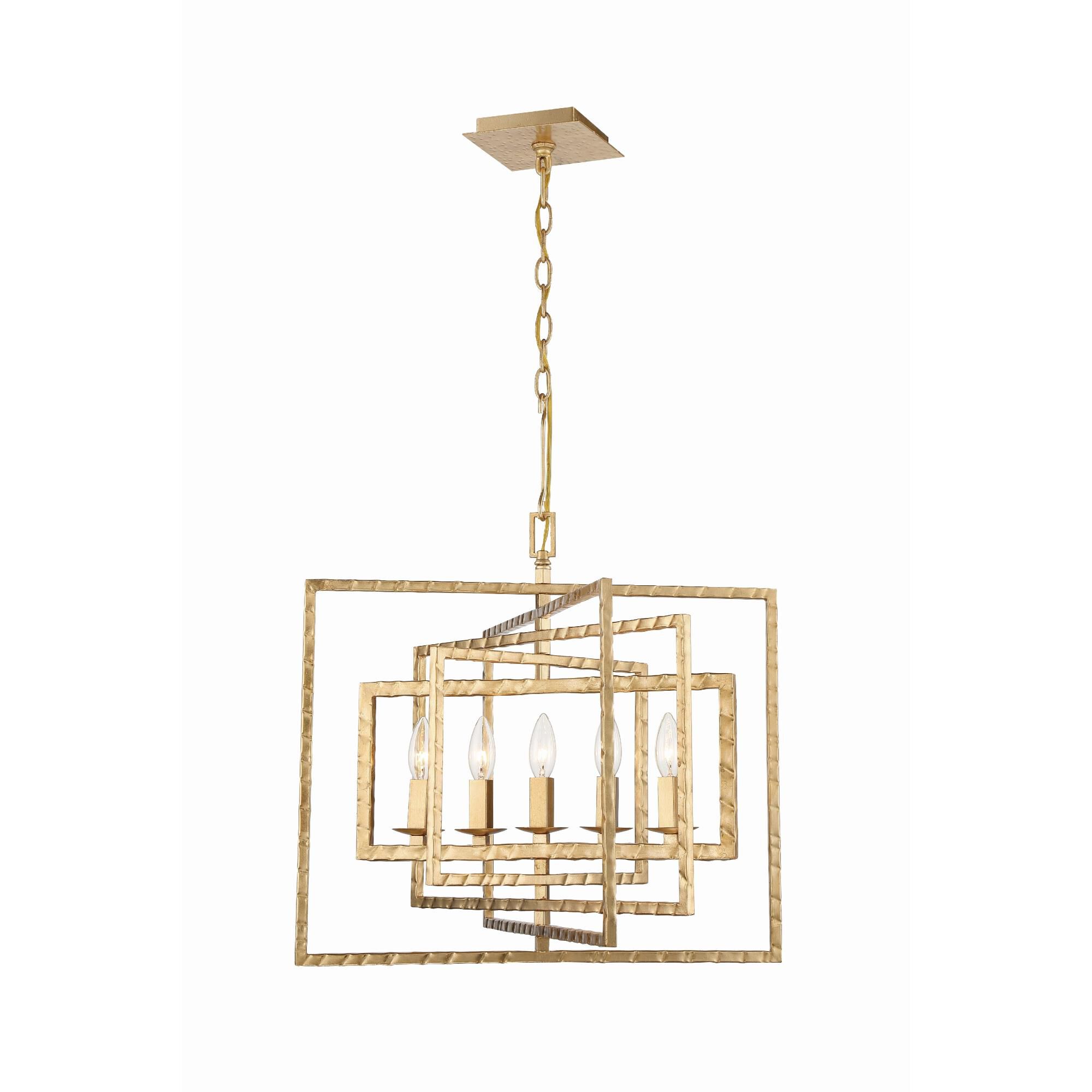 Capri 24 Inch 5 Light Chandelier by Crystorama