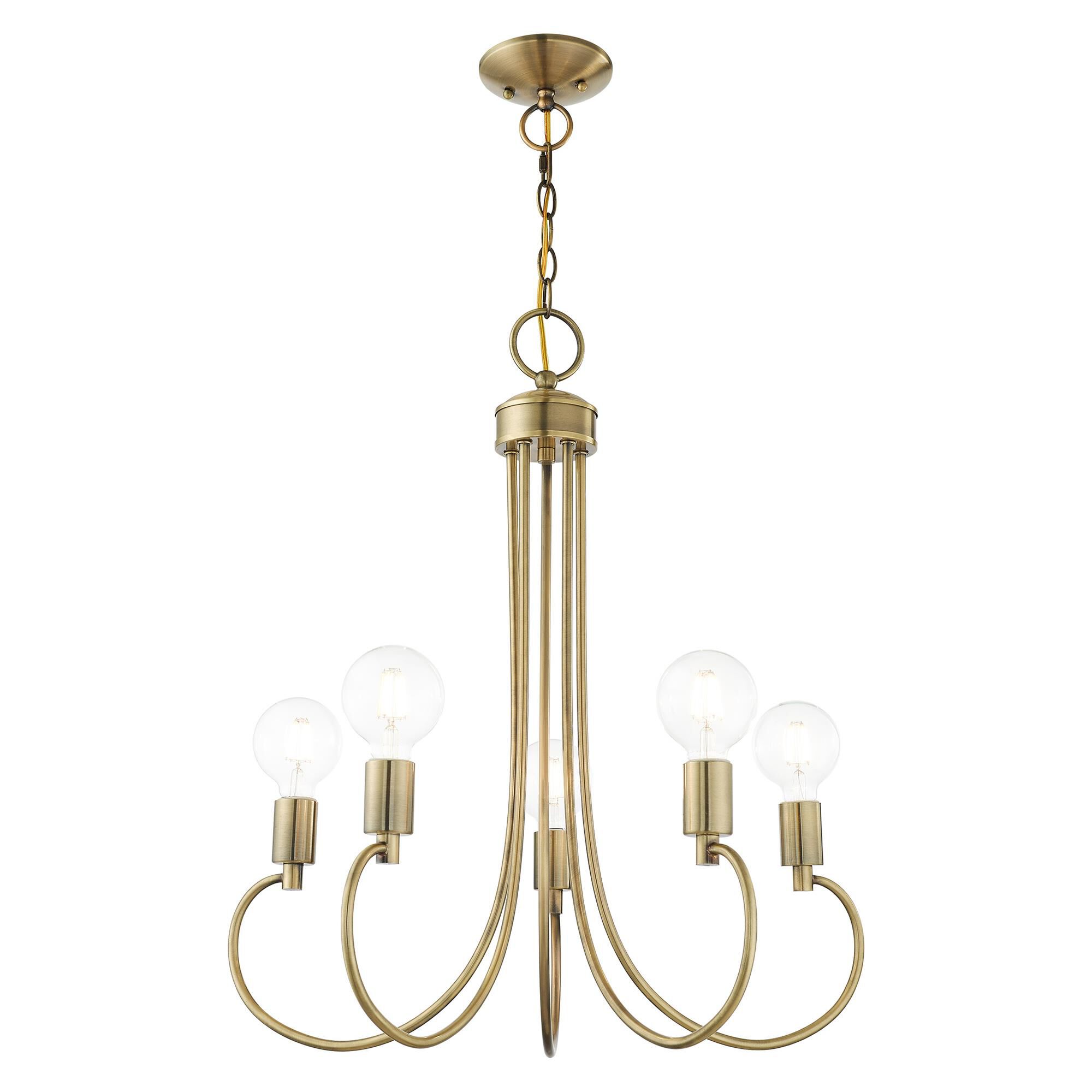 Shown in Antique Brass finish