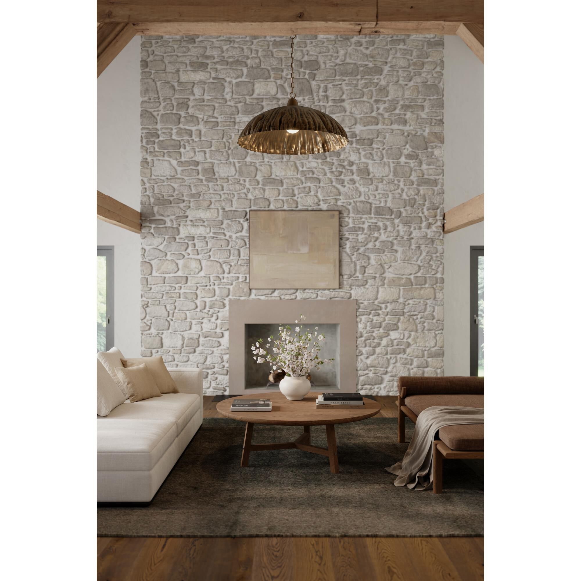 Zinnia 36 Inch Large Pendant by Minka Lavery