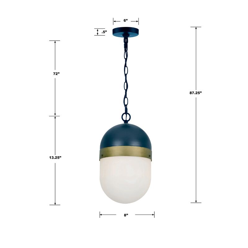 Brian Patrick Flynn Capsule Small Outdoor Hanging Lantern by Crystorama