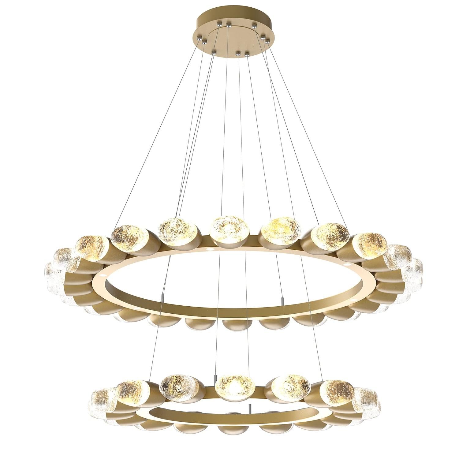 Pebble Chandelier by Hammerton Studio