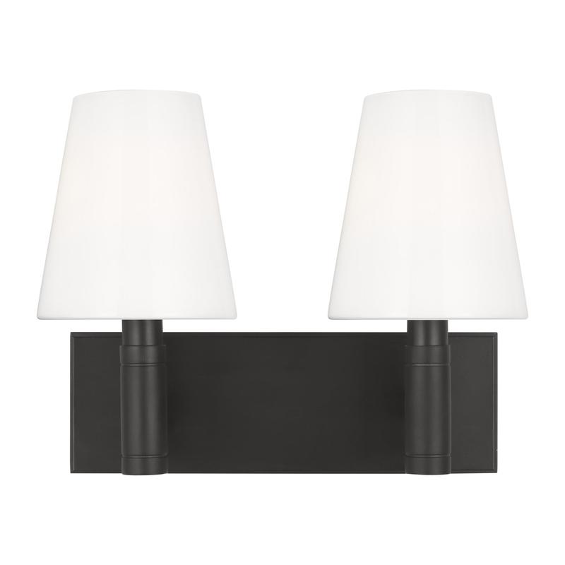 Thomas O'Brien Beckham Classic 13 Inch 2 Light Bath Vanity Light by Visual Comfort Studio