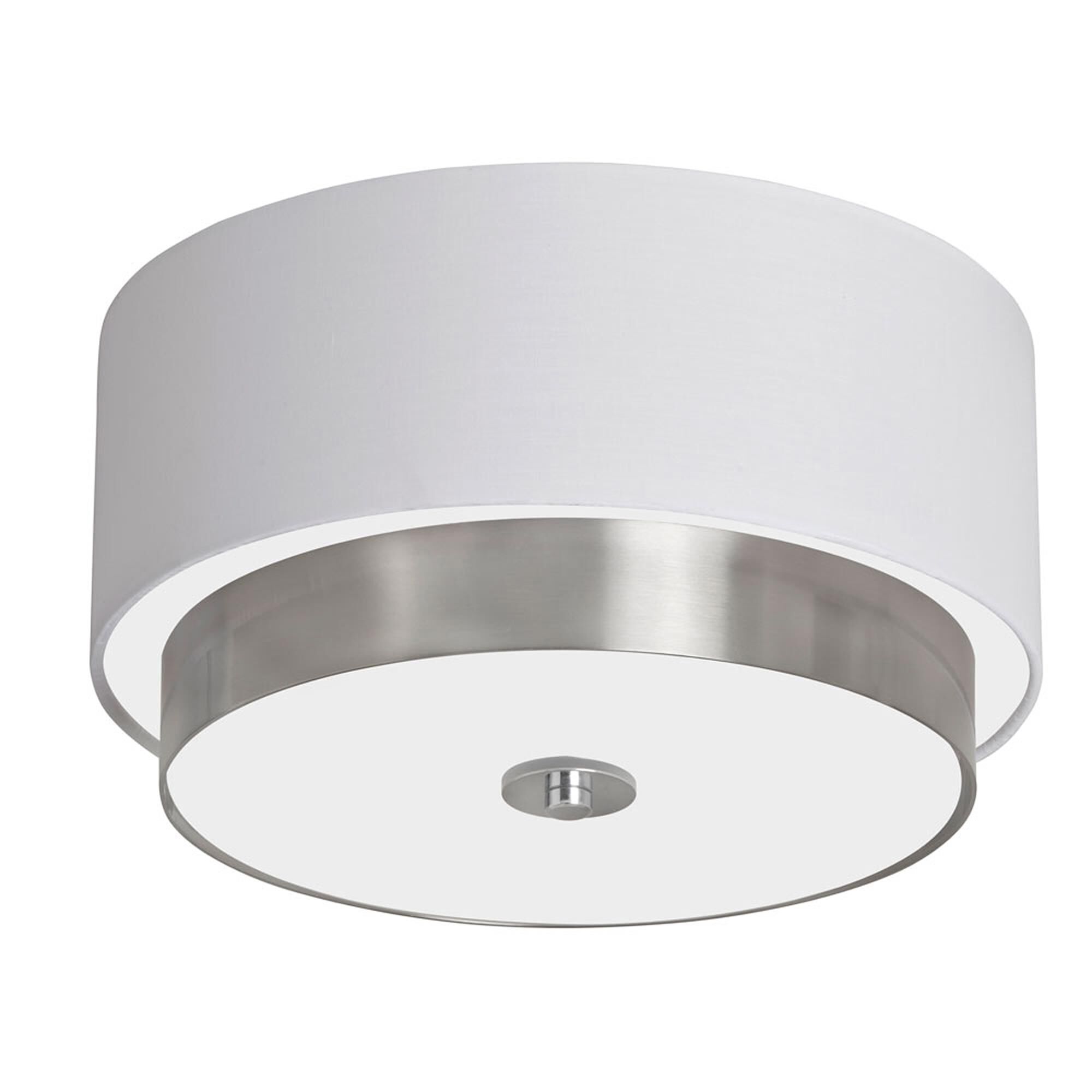 Larkin 14 Inch 3 Light Flush Mount by Dainolite