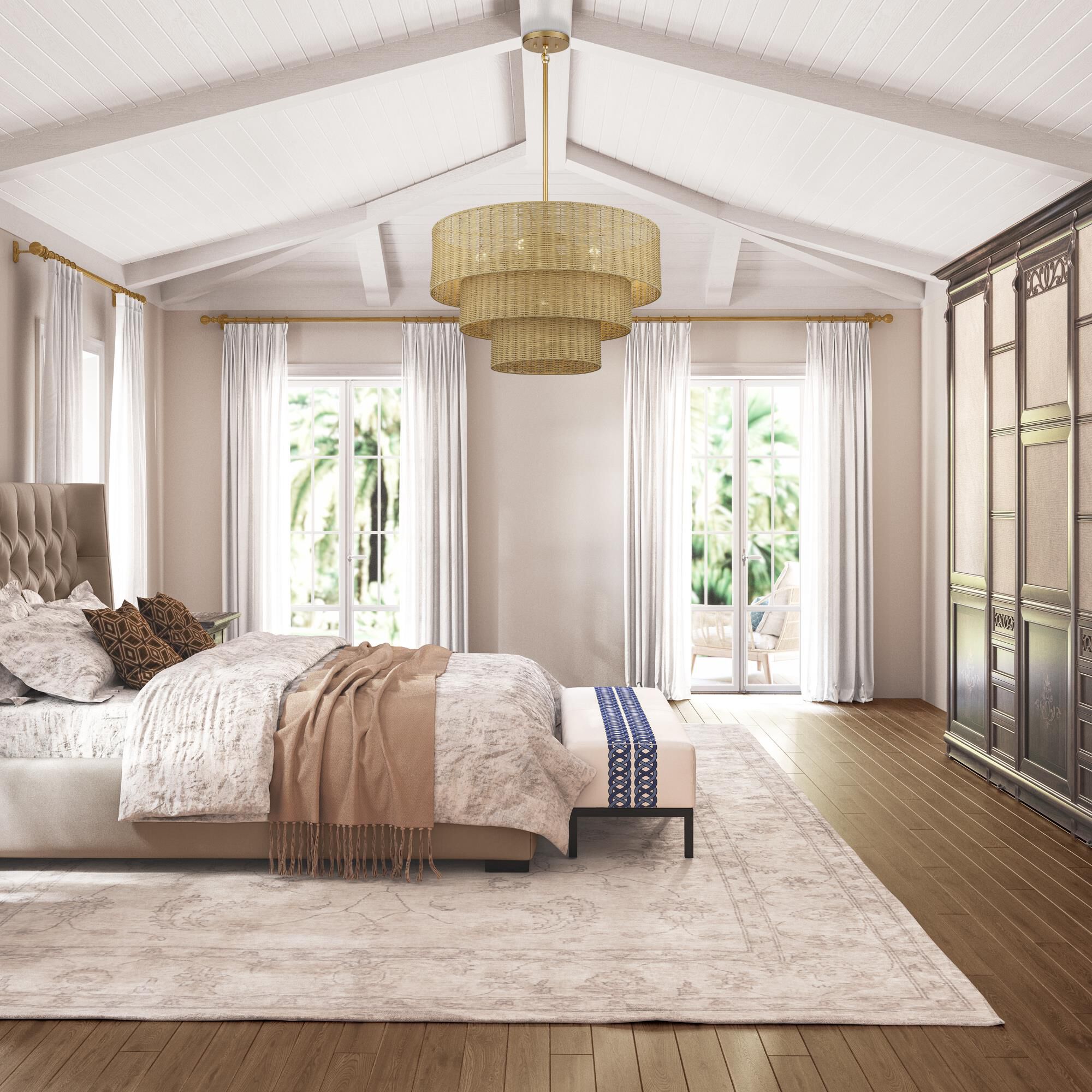 Weavington 28 Inch Large Pendant by Livex Lighting