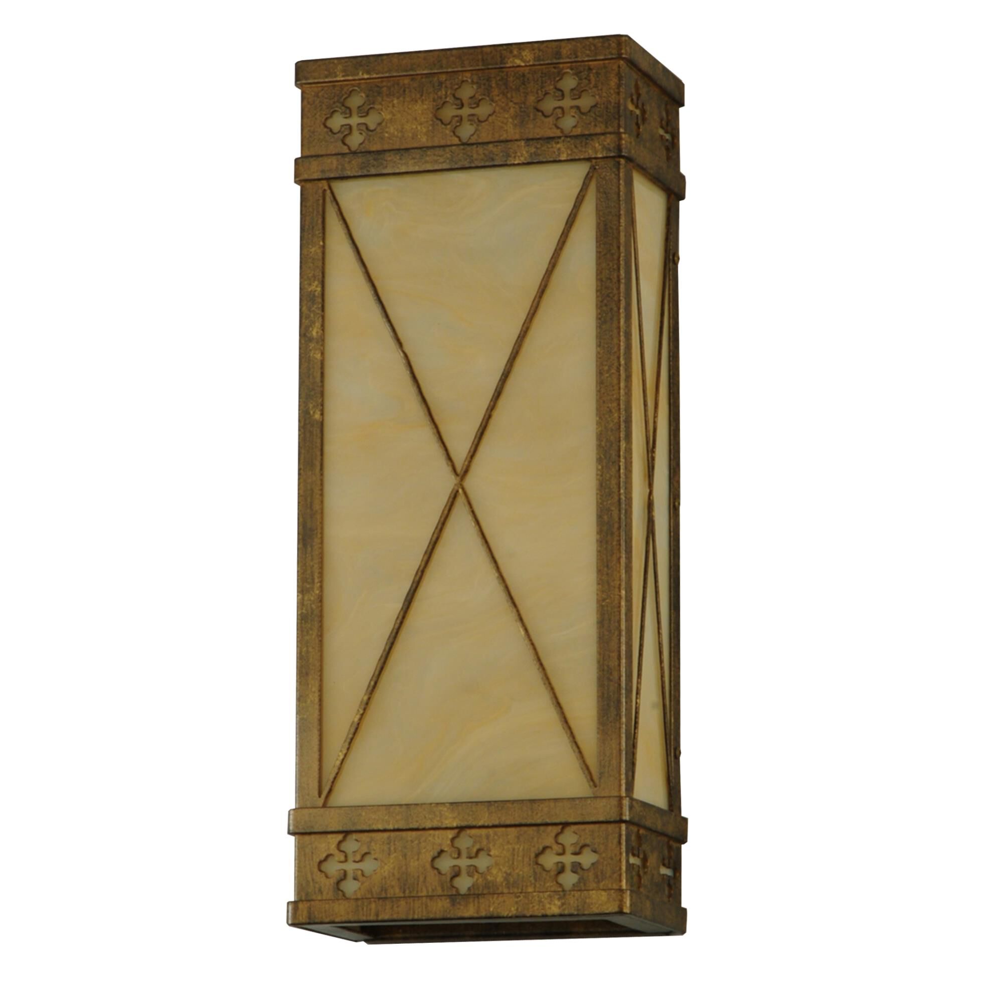 Meyda Lighting Byzantine 17 Inch Tall Outdoor Wall Light