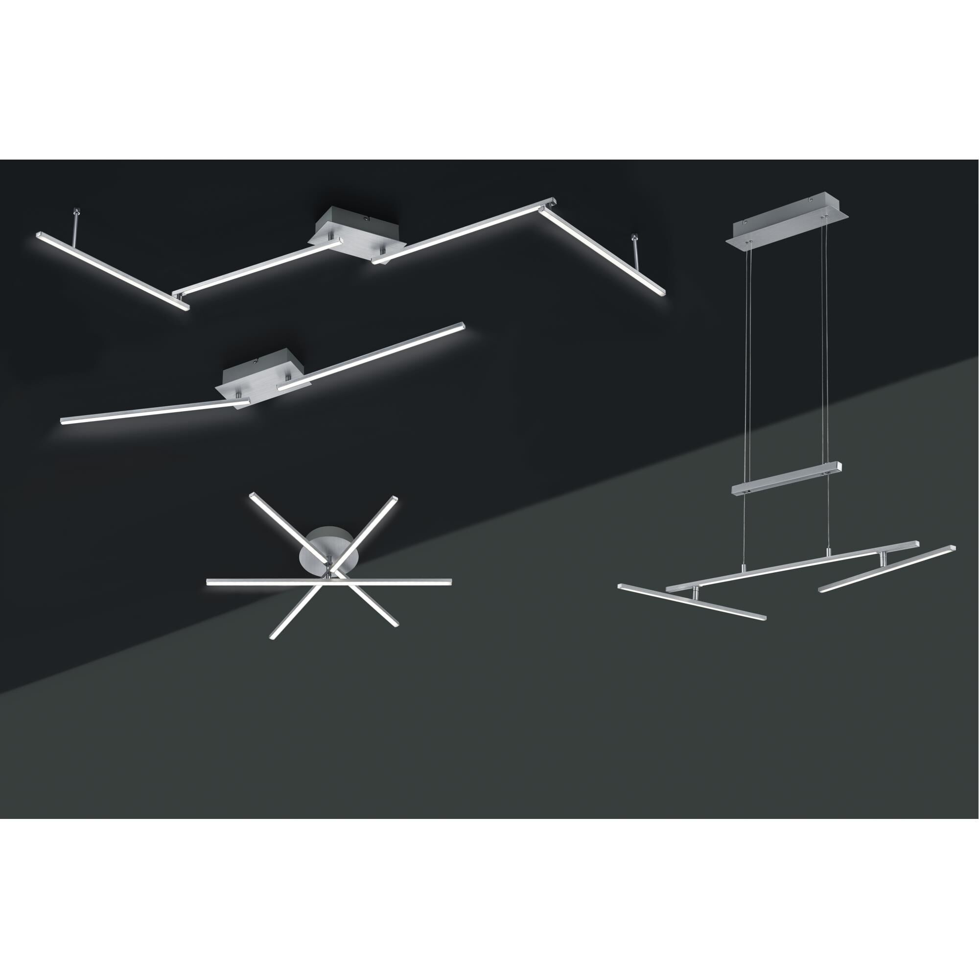 Shown in Brushed Aluminum finish