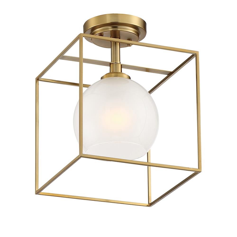 Cowen 10 Inch 1 Light Semi Flush Mount by Designers Fountain