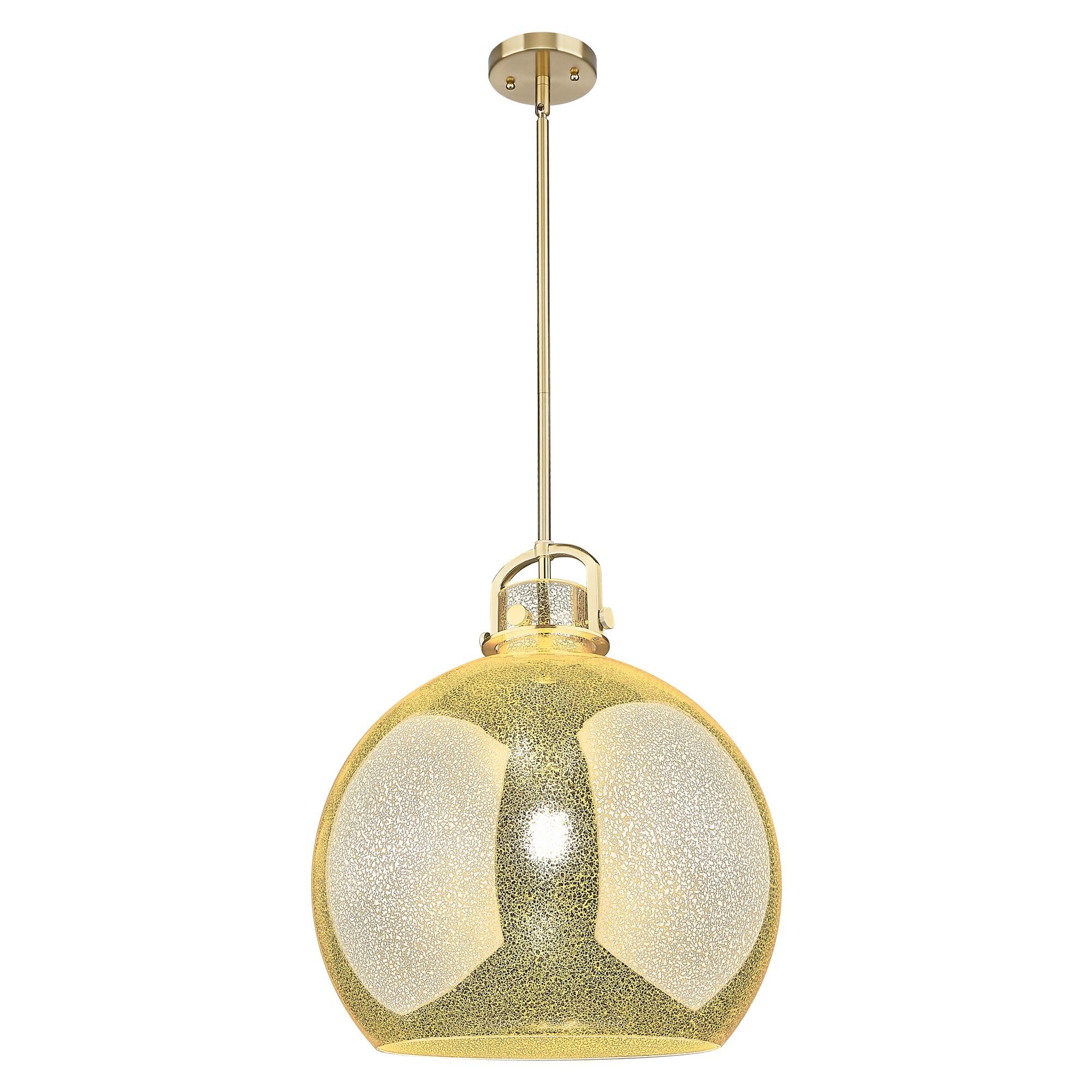 Shown in Champagne Bronze finish and Mercury shade