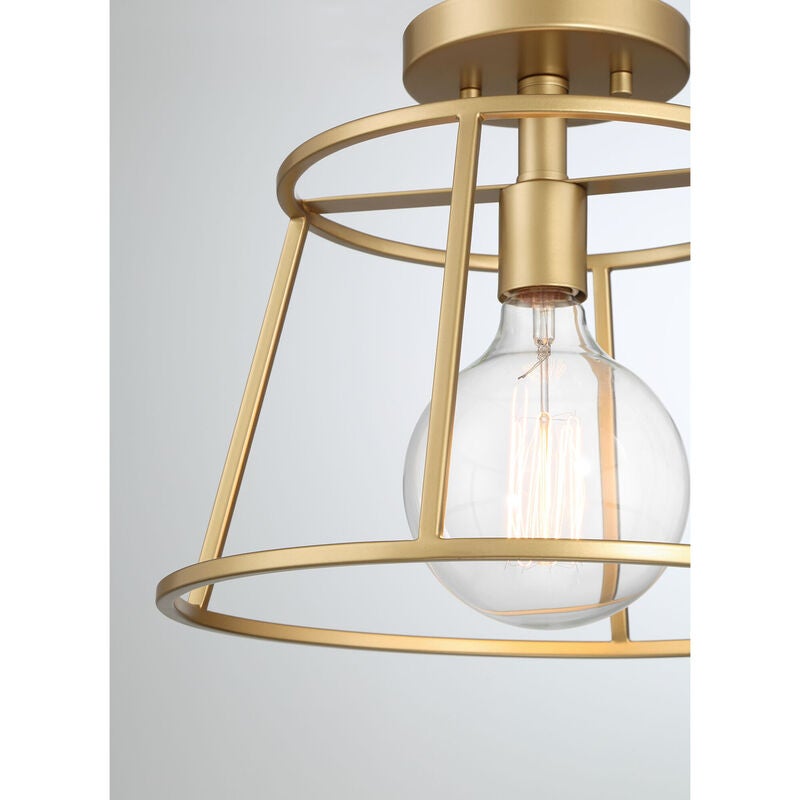 13 Inch Semi Flush Mount by Meridian Lighting