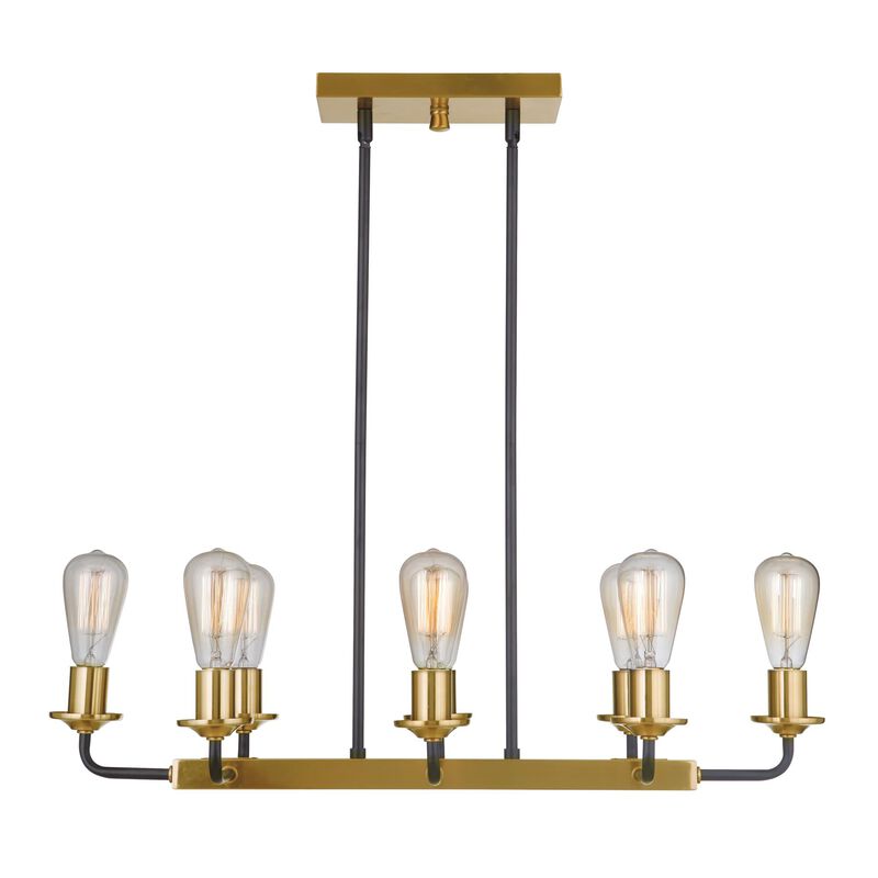 Randolph 30 Inch 8 Light Linear Suspension Light by Craftmade