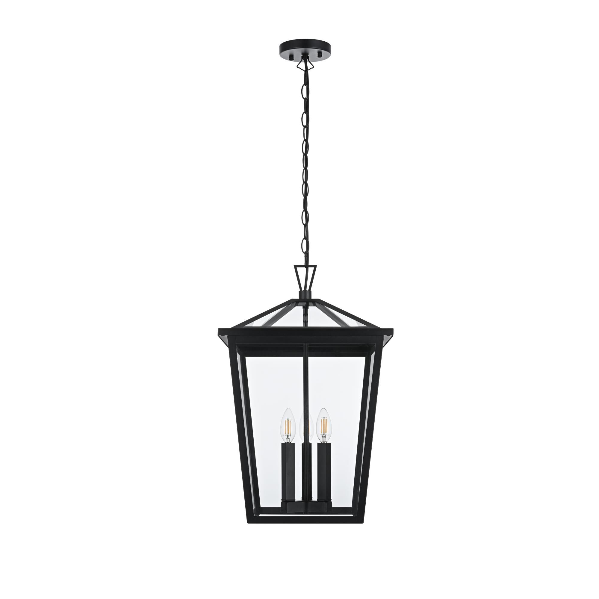 Oxford 14 Inch Outdoor Hanging Lantern by Elegant Lighting