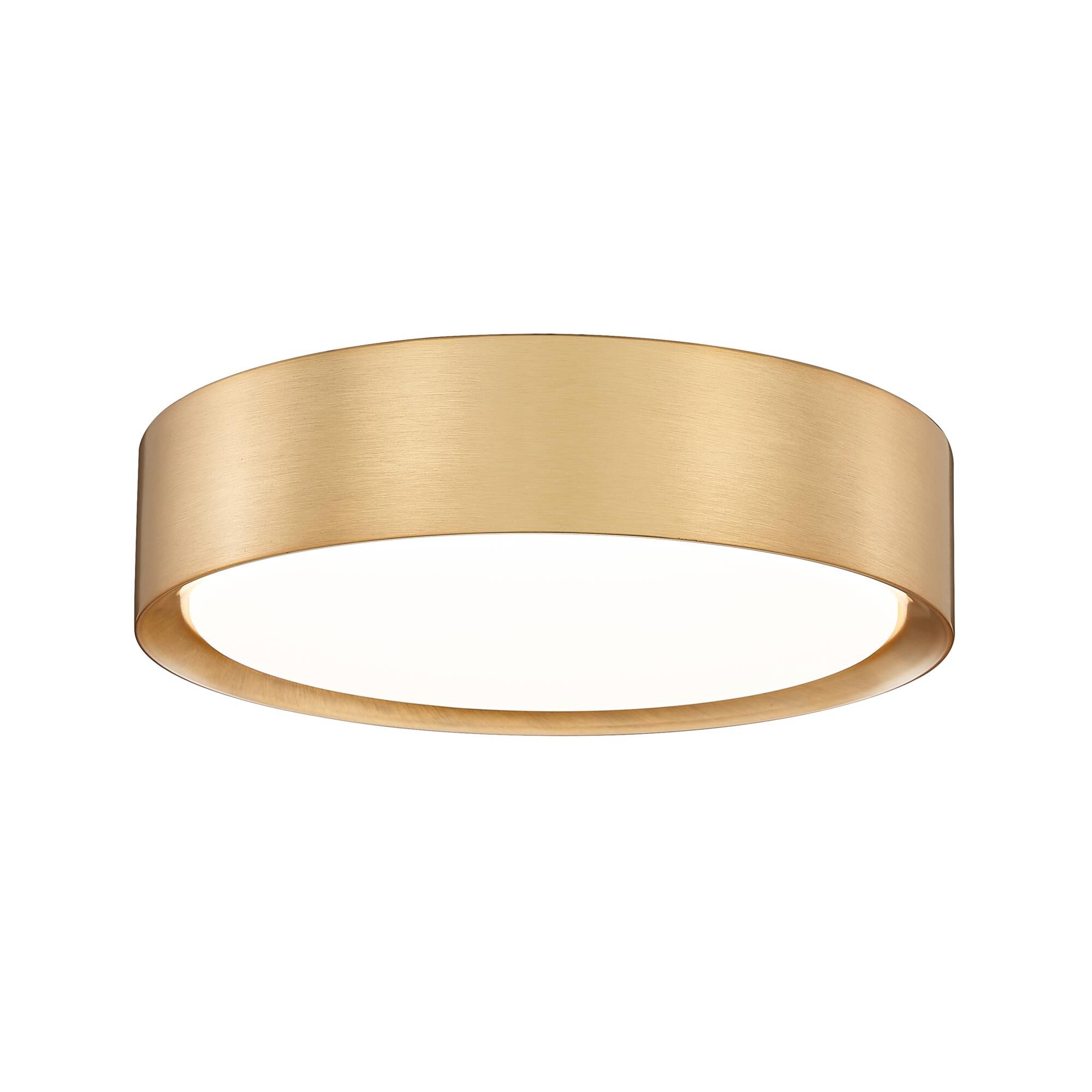 Shown in Modern Gold finish and Frosted glass and Frosted shade