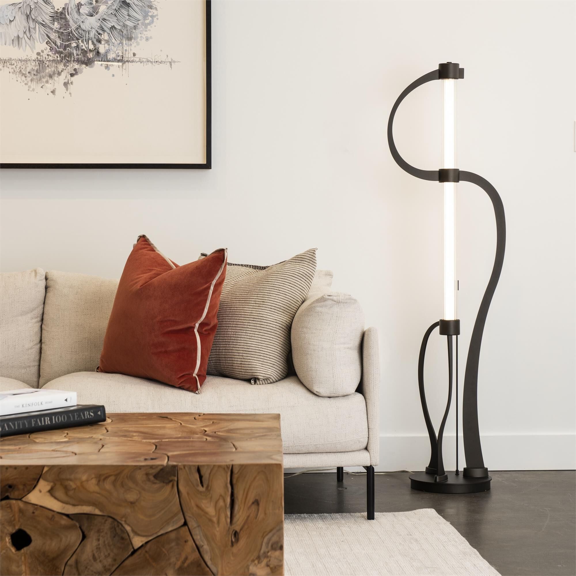 Pulse 62 Inch Floor Lamp by Hubbardton Forge