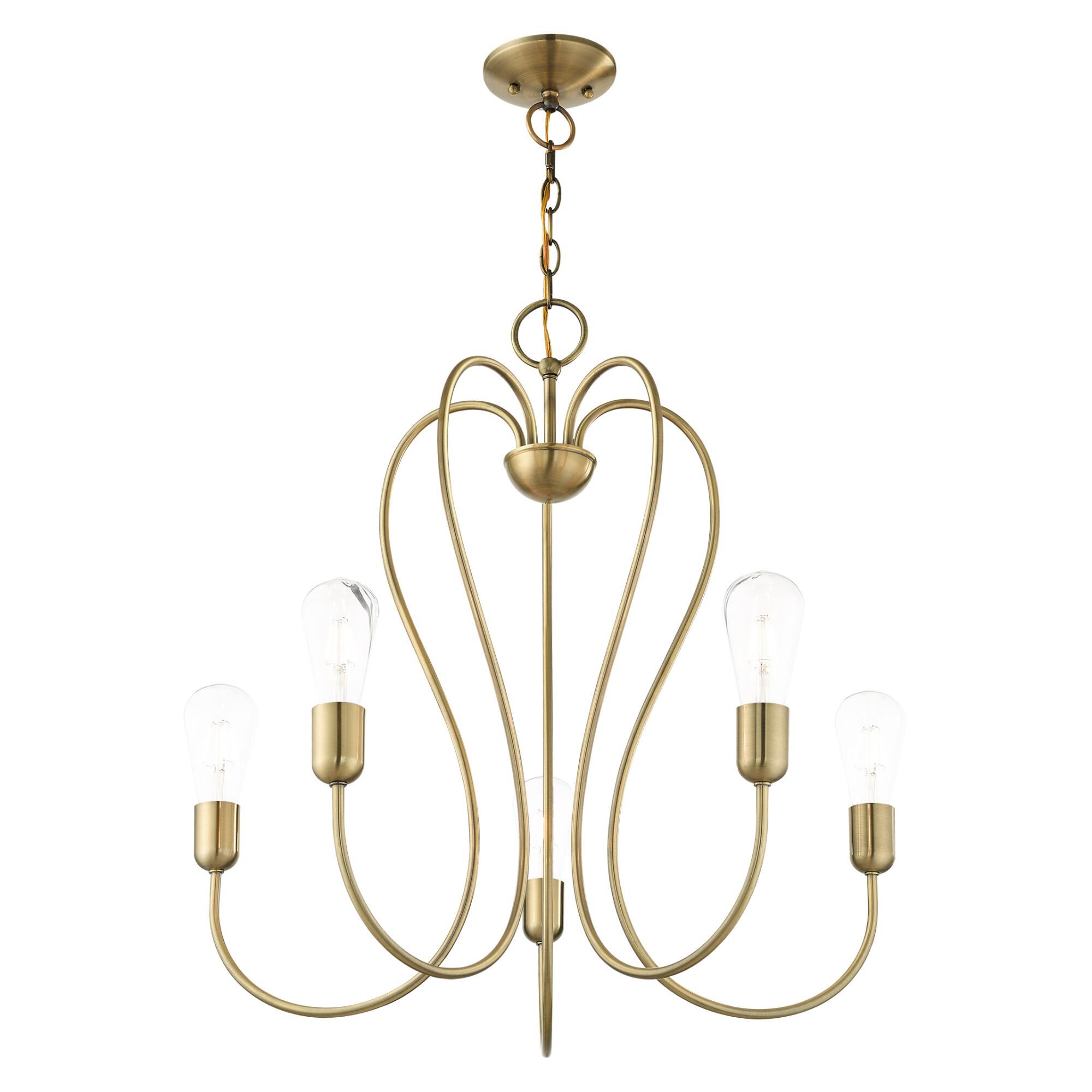 Lucerne 5 Light Chandelier by Livex Lighting