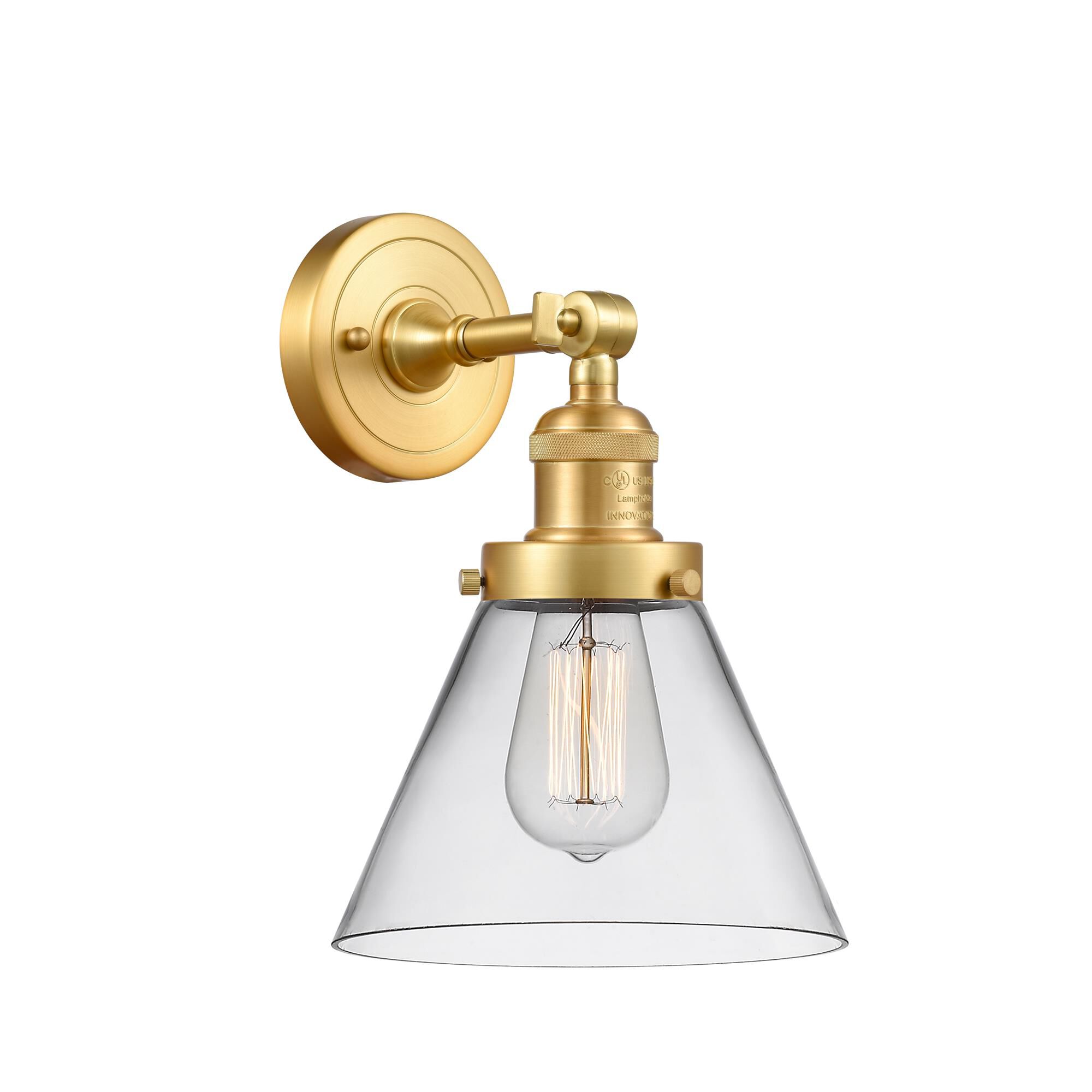 Bruno Marashlian Large Cone 10 Inch Wall Sconce by Innovations Lighting