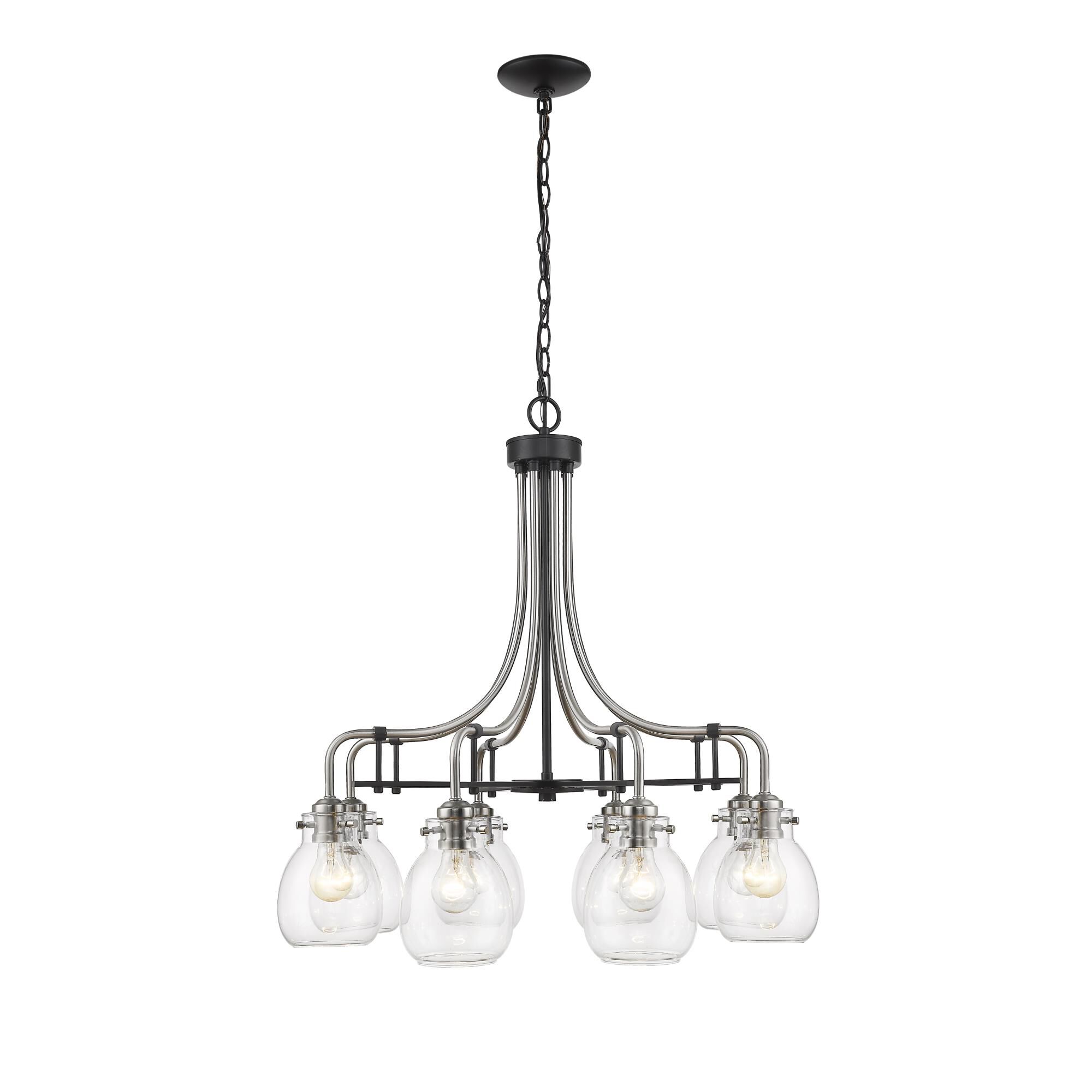 Kraken 28 Inch 8 Light Chandelier by Z-Lite