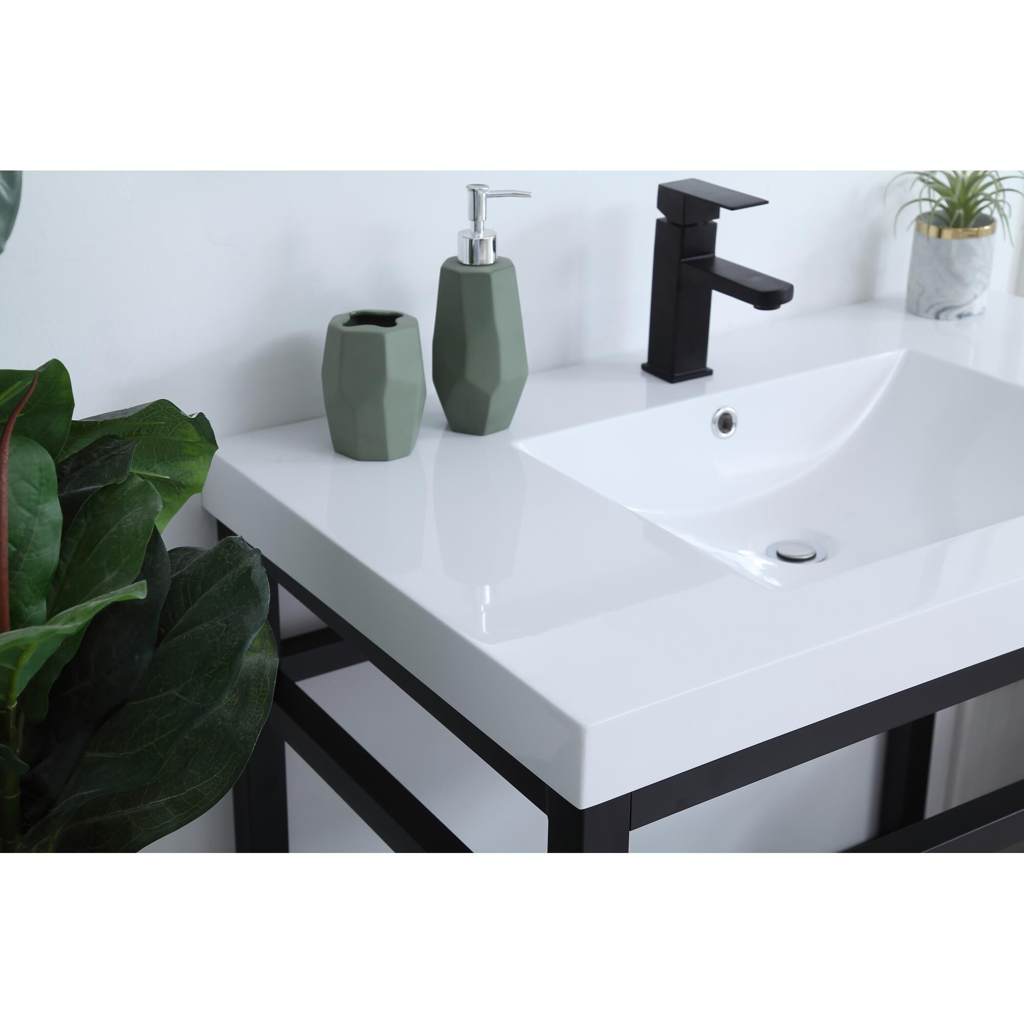 Shown in Black finish