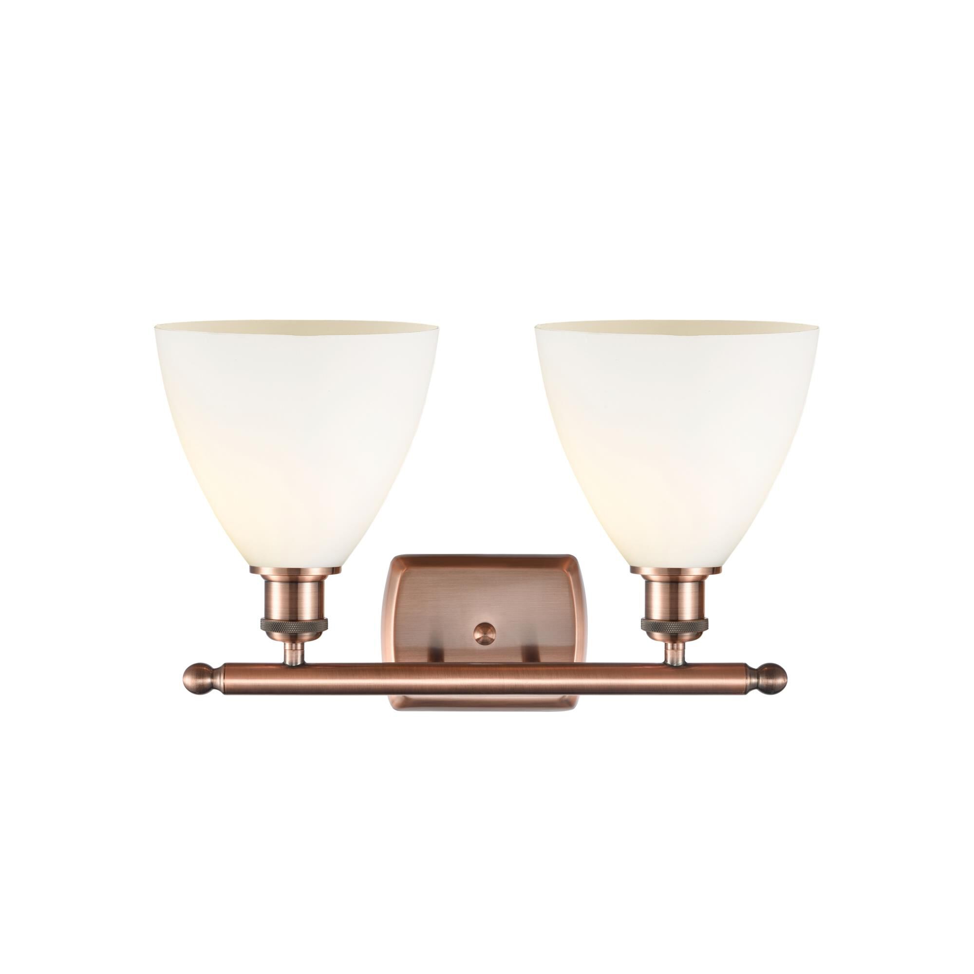 Bruno Marashlian Ballston Dome 18 Inch 2 Light Bath Vanity Light by Innovations Lighting