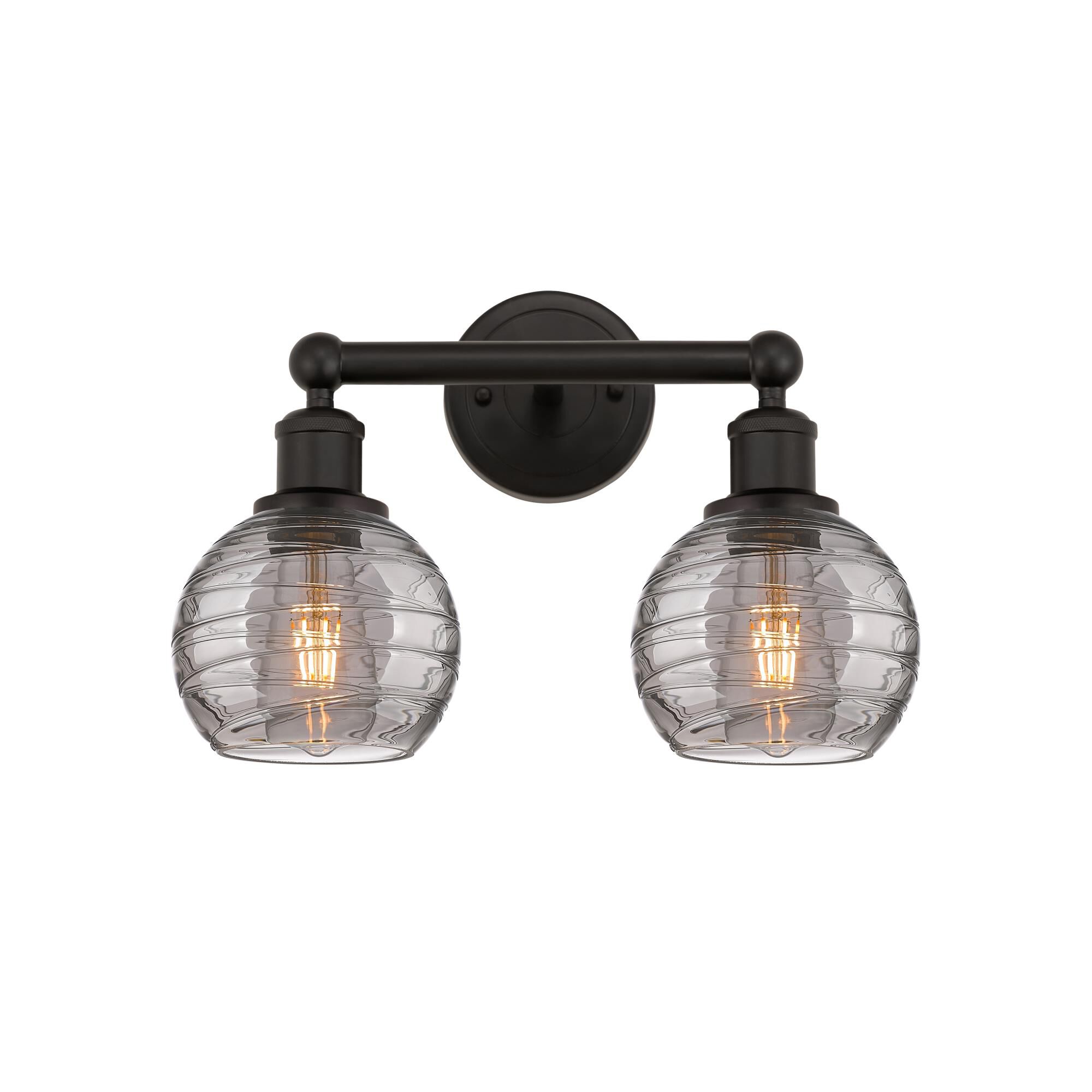 Bruno Marashlian Athens Deco Swirl 15 Inch 2 Light Bath Vanity Light by Innovations Lighting