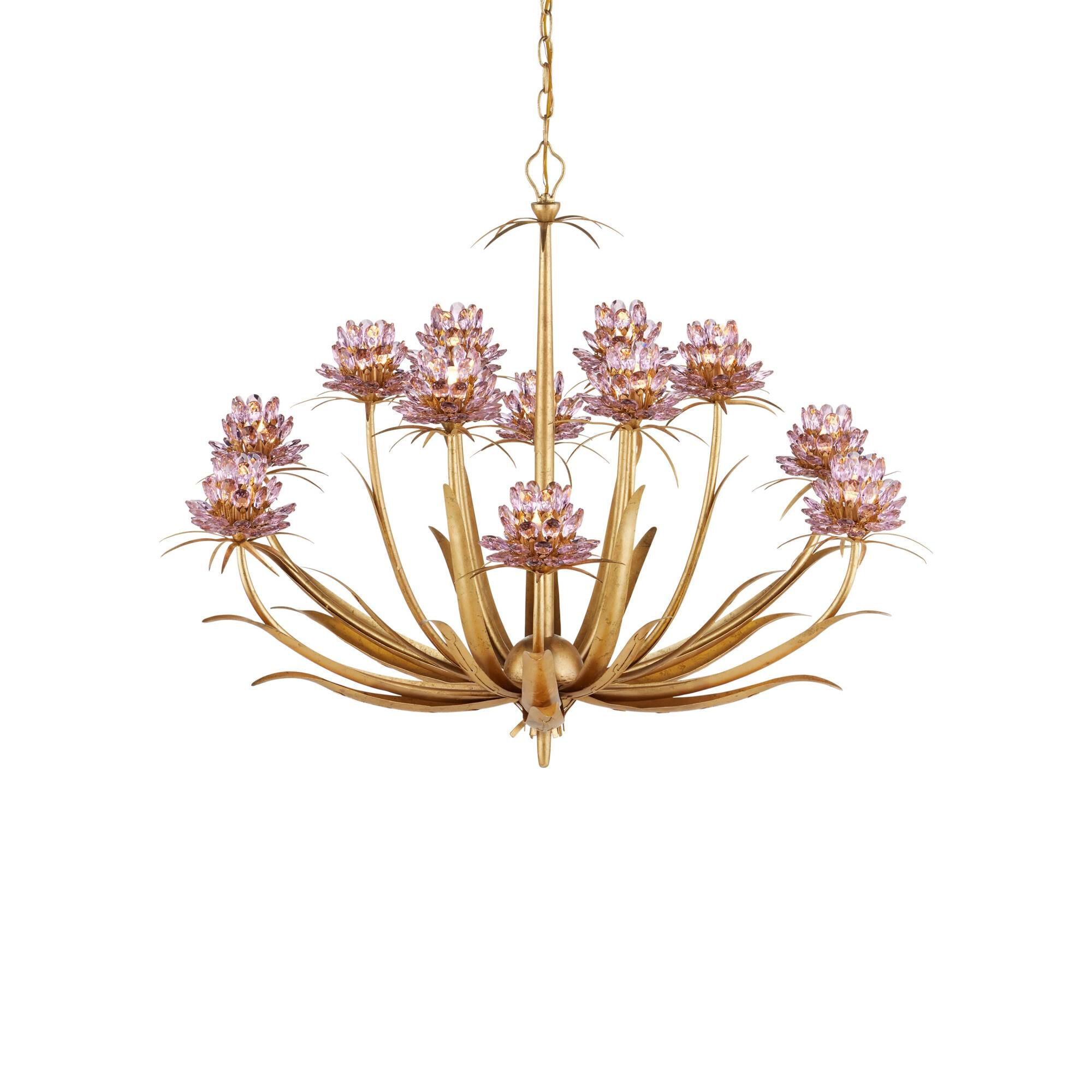 Shown in Pink and Dutch Gold Leaf finish