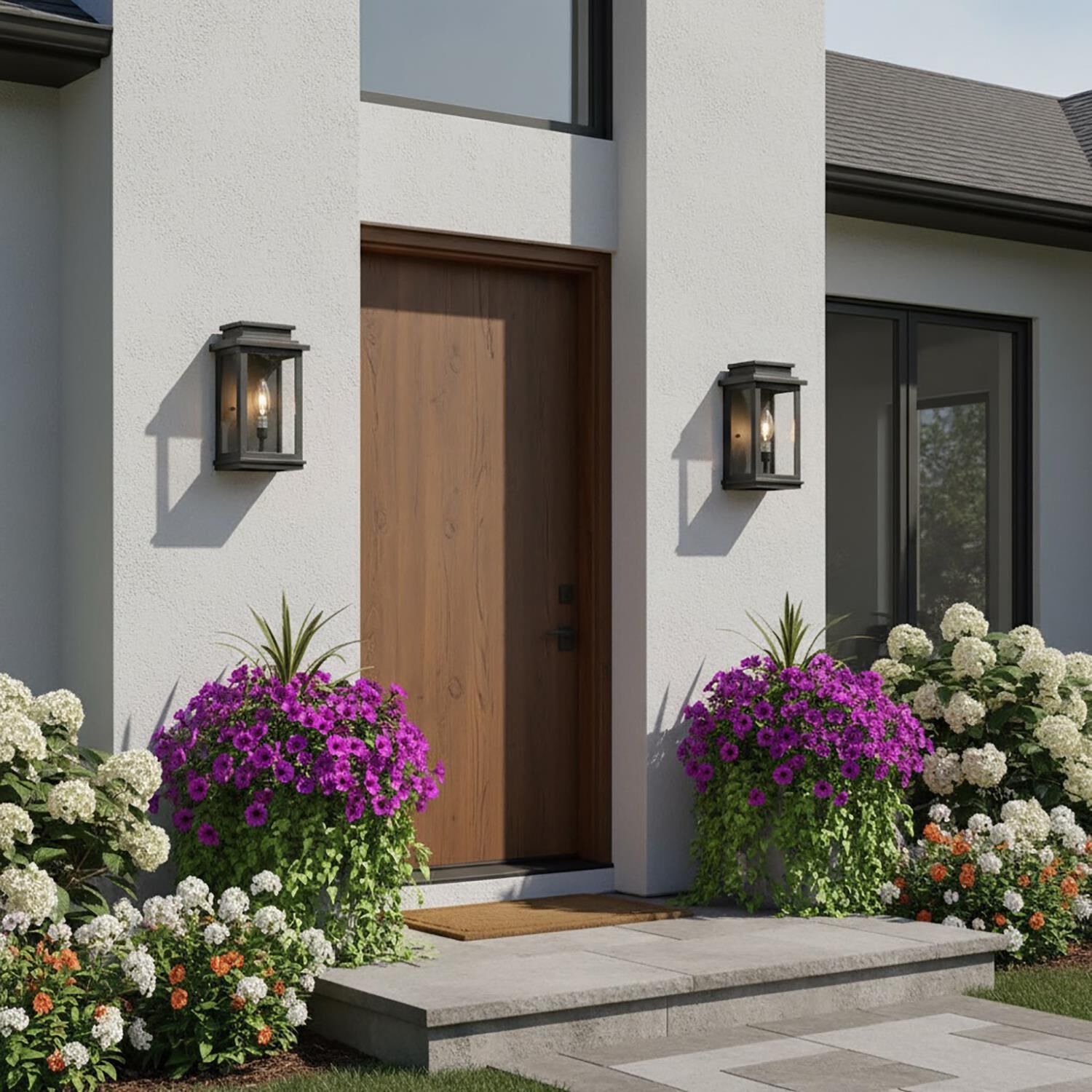 Freemont 13 Inch Tall 2 Light Outdoor Wall Light by Artcraft