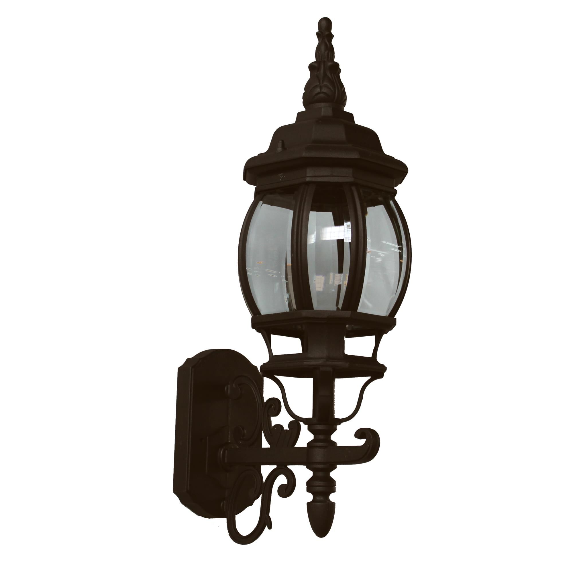 Shown in Rust finish and Clear glass and Crystal Bobeche accent