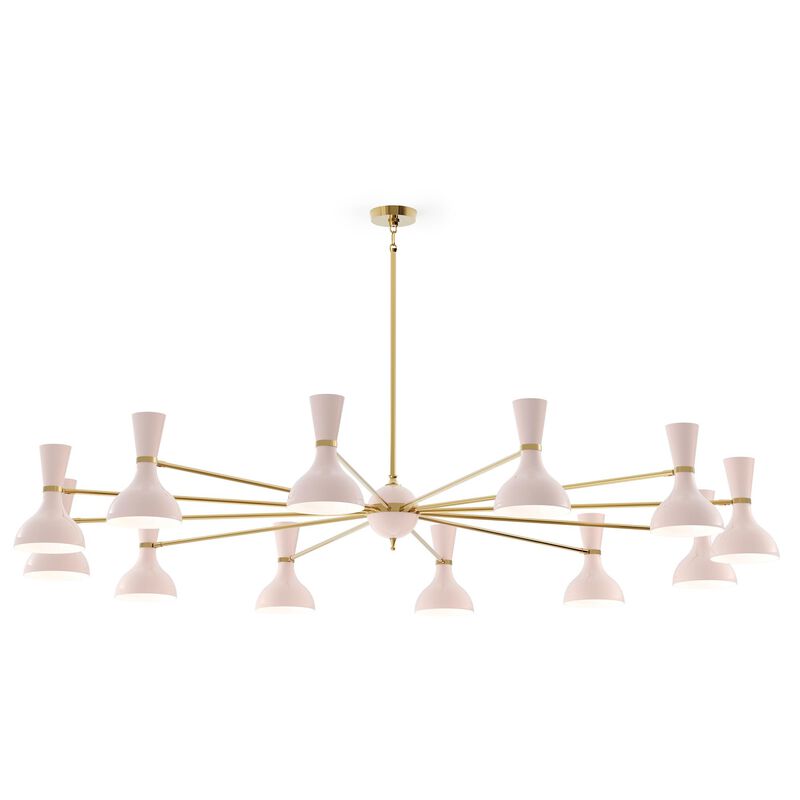 Clare 76 Inch Chandelier by Robert Abbey