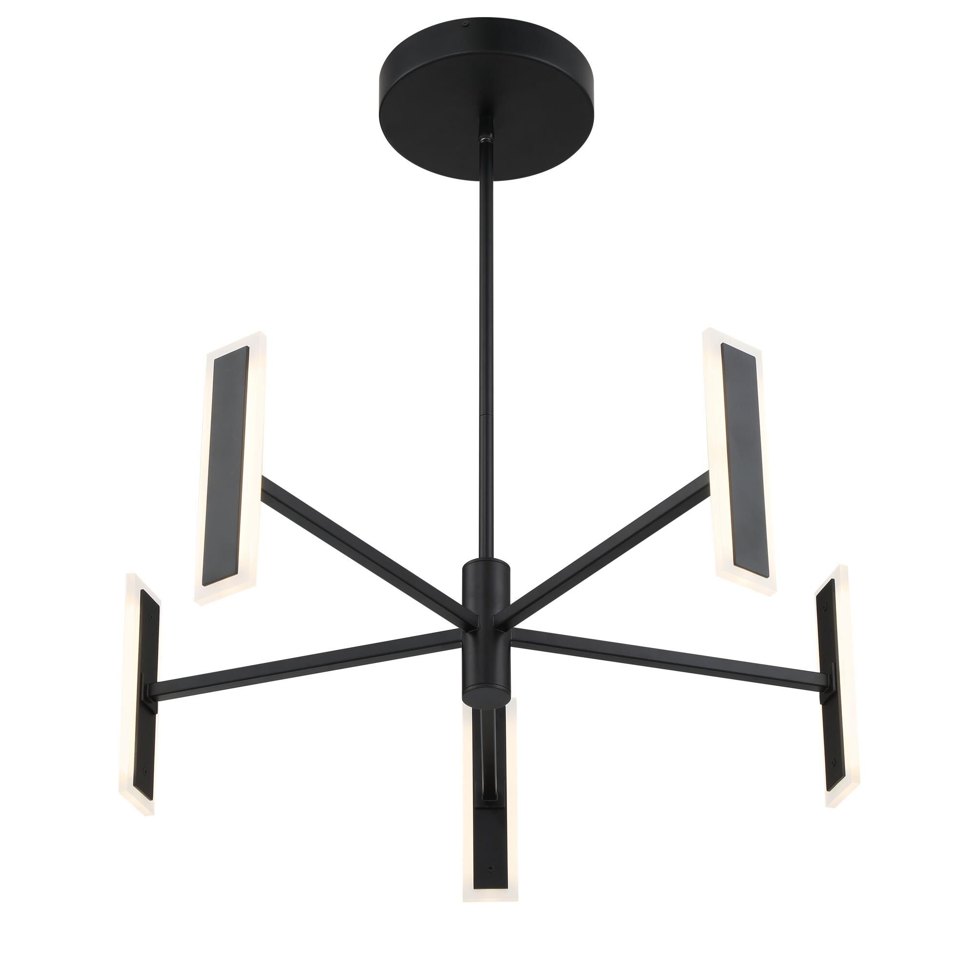 Edge 29 Inch 5 Light Chandelier by Kovacs