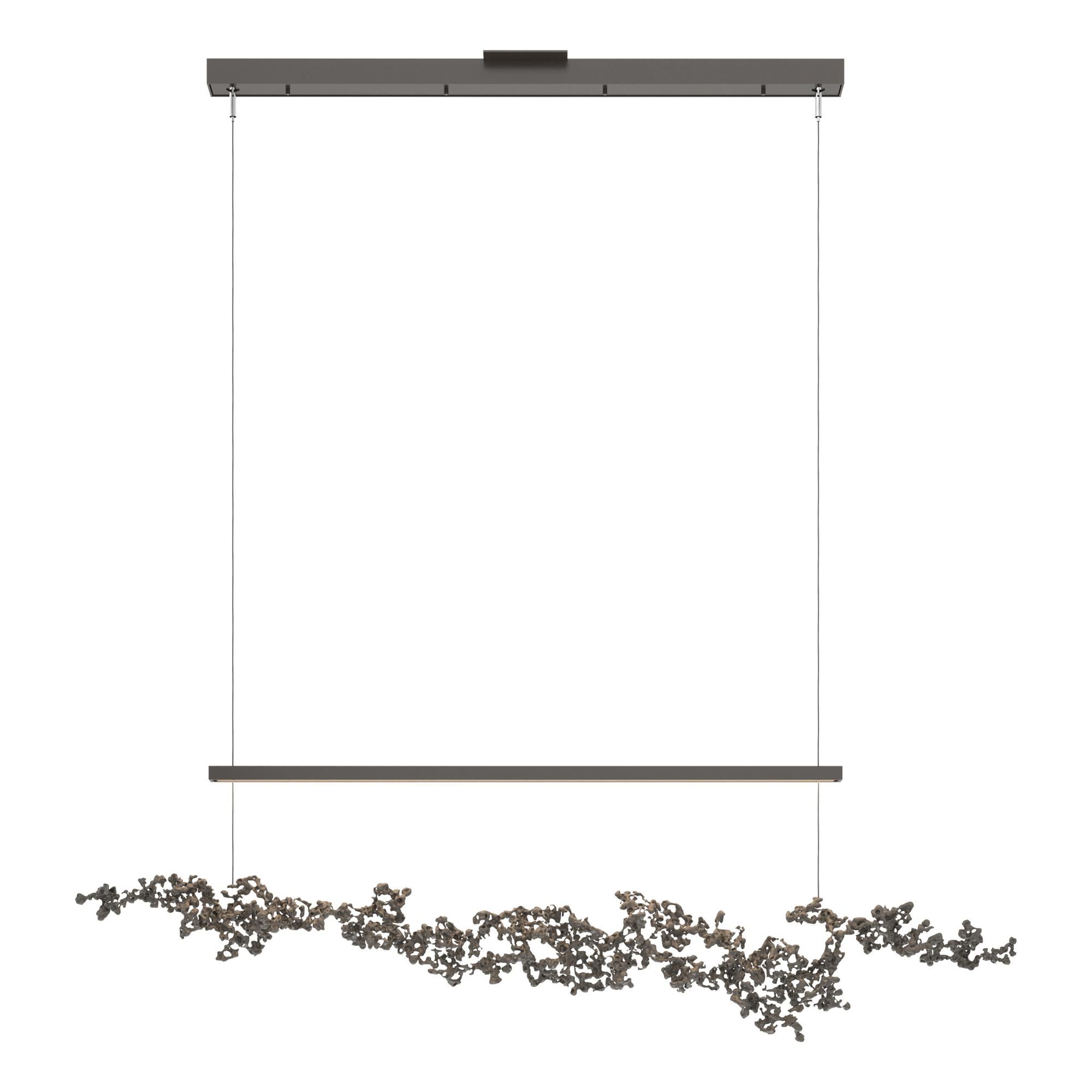 Shown in Oil Rubbed Bronze finish and Dark Smoke Aluminum shade