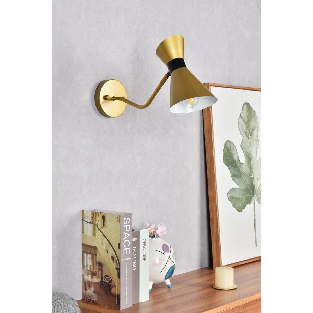 Elegant Lighting Halycon 16 Inch Wall Sconce