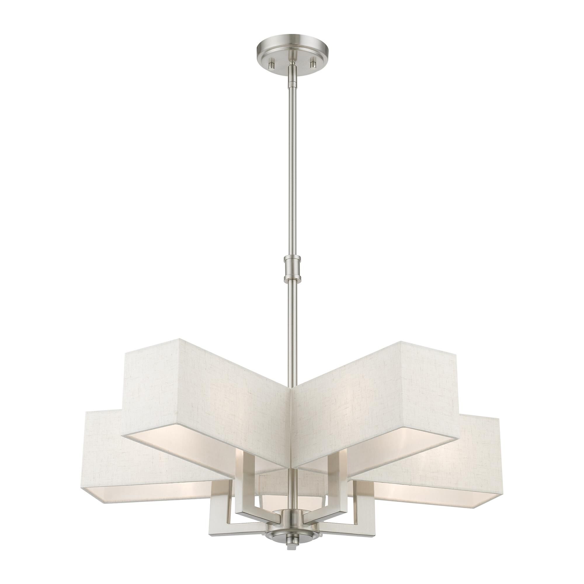 Rubix 24 Inch 5 Light Chandelier by Livex Lighting