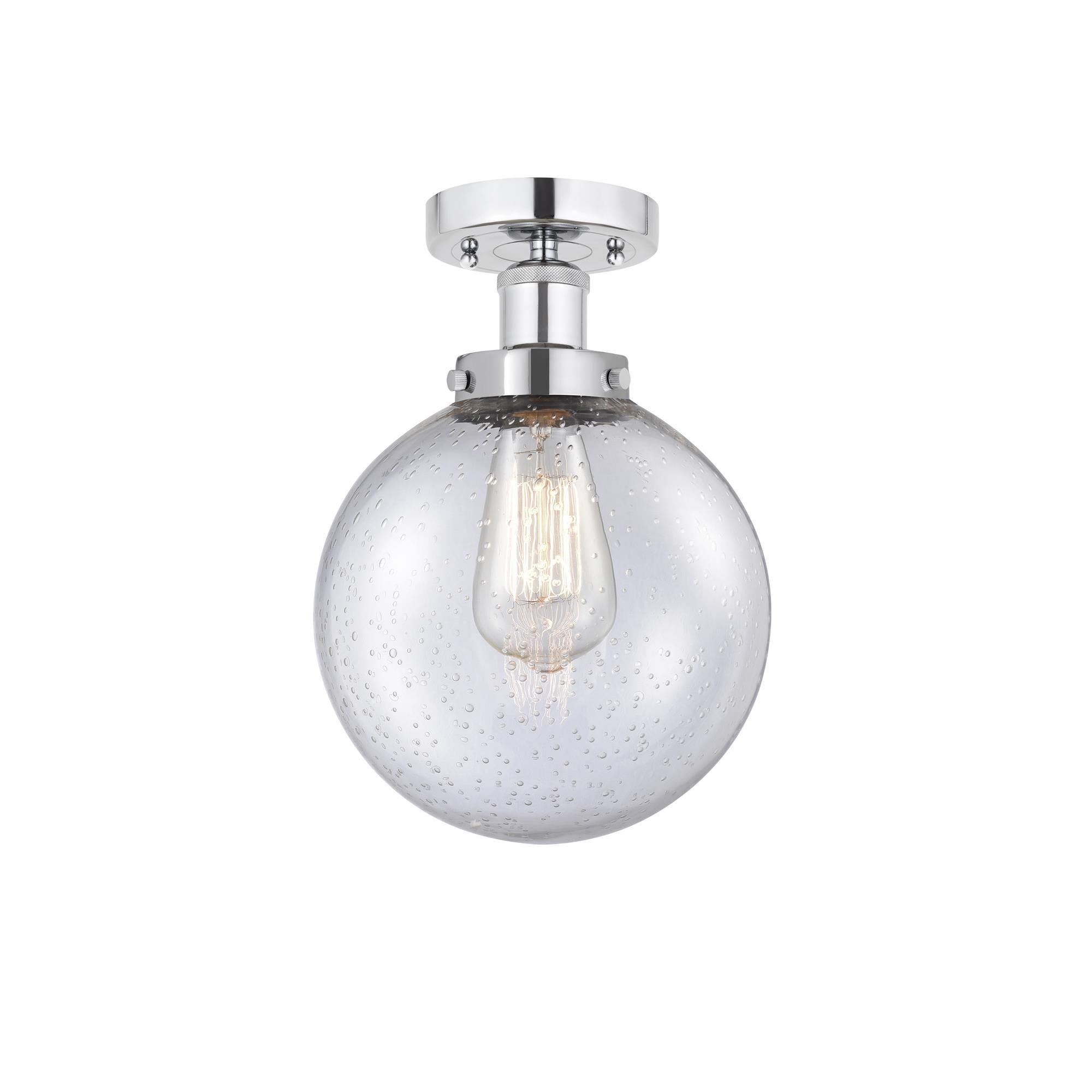 Shown in Polished Chrome, Mercury finish and Mercury glass and Mercury Glass shade