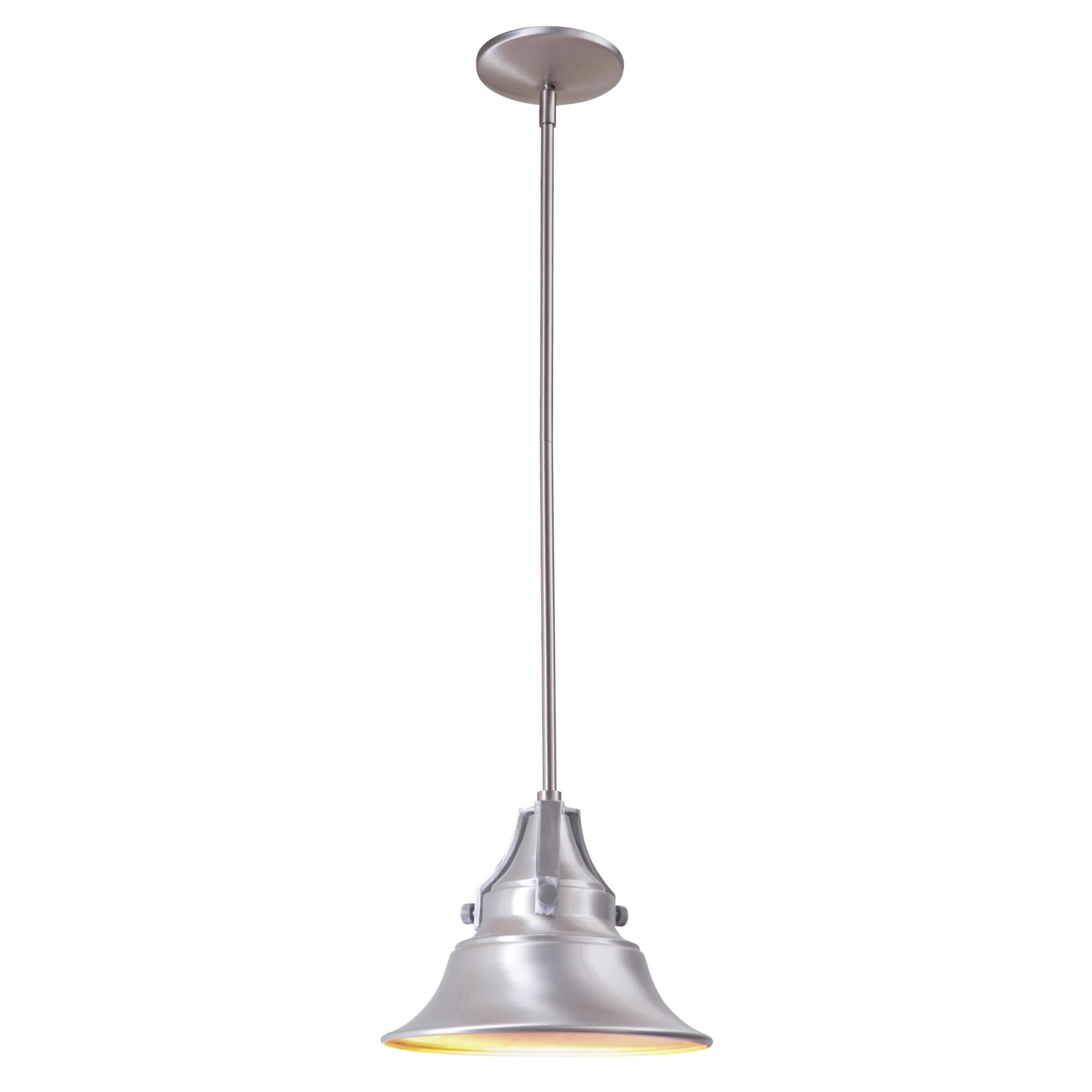 Shown in Satin Aluminum finish and 0.0 glass and 0.0 shade