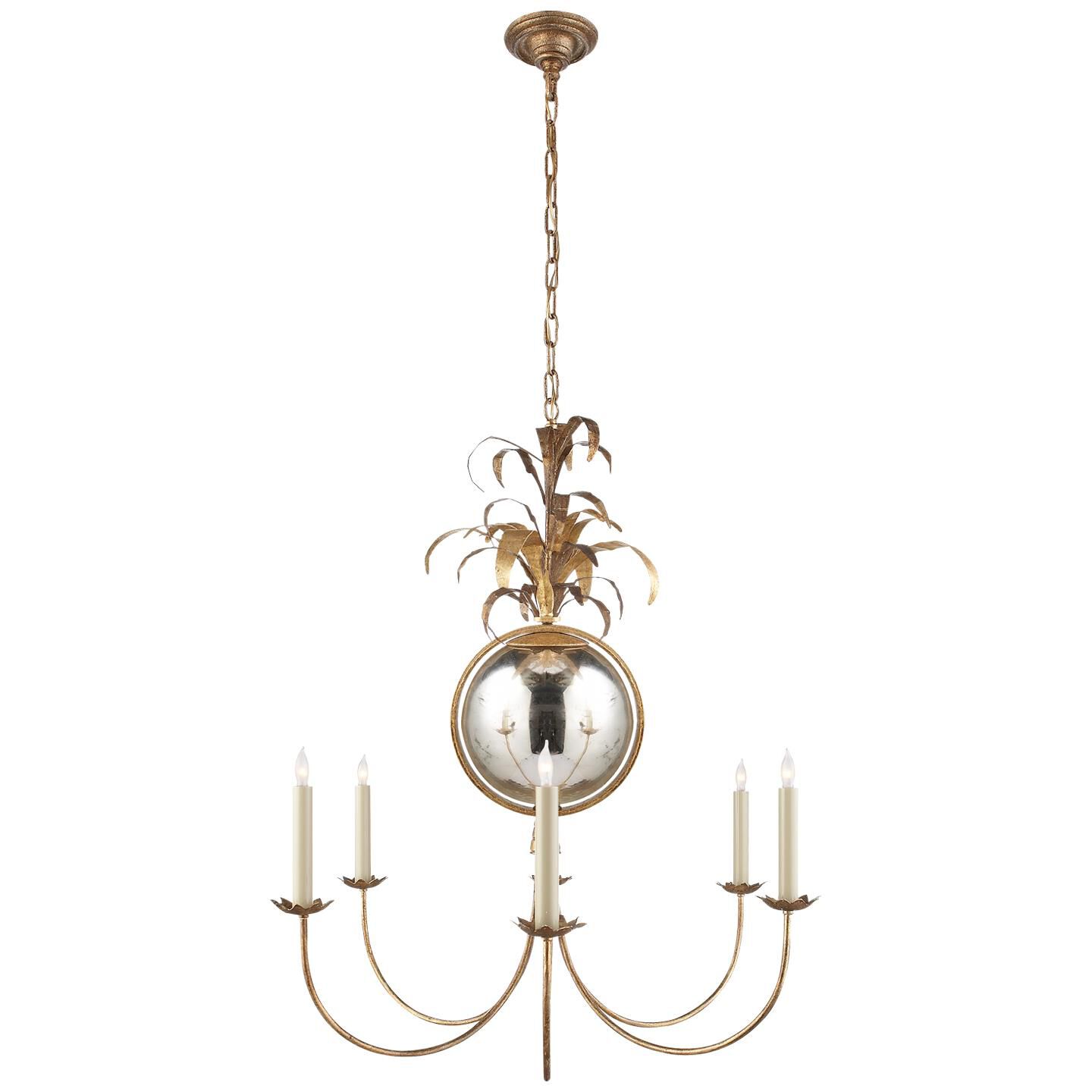 Chapman & Myers Gramercy 32 Inch 6 Light Chandelier by Visual Comfort Signature Collection