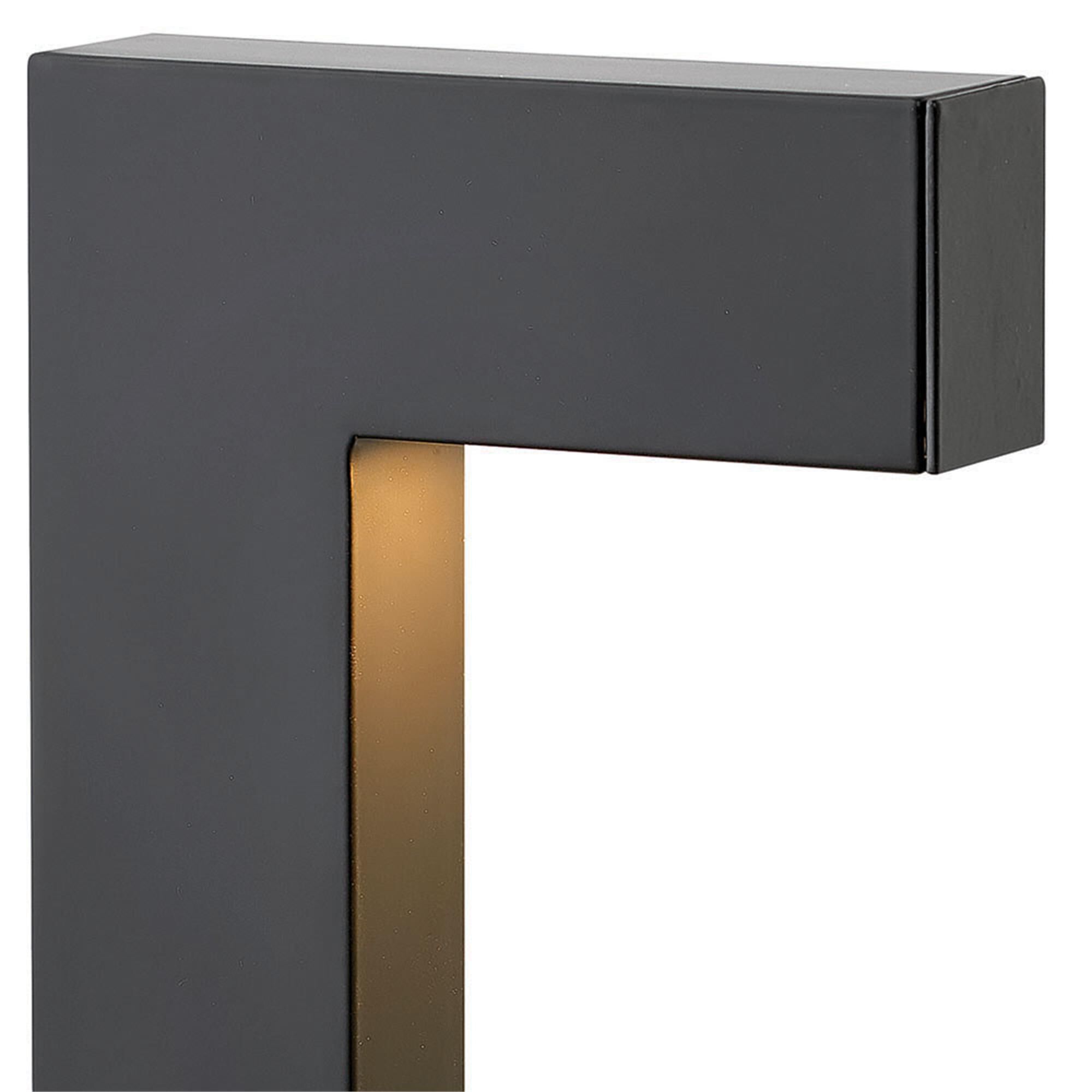 Shown in Satin Black finish and Etched Lens glass