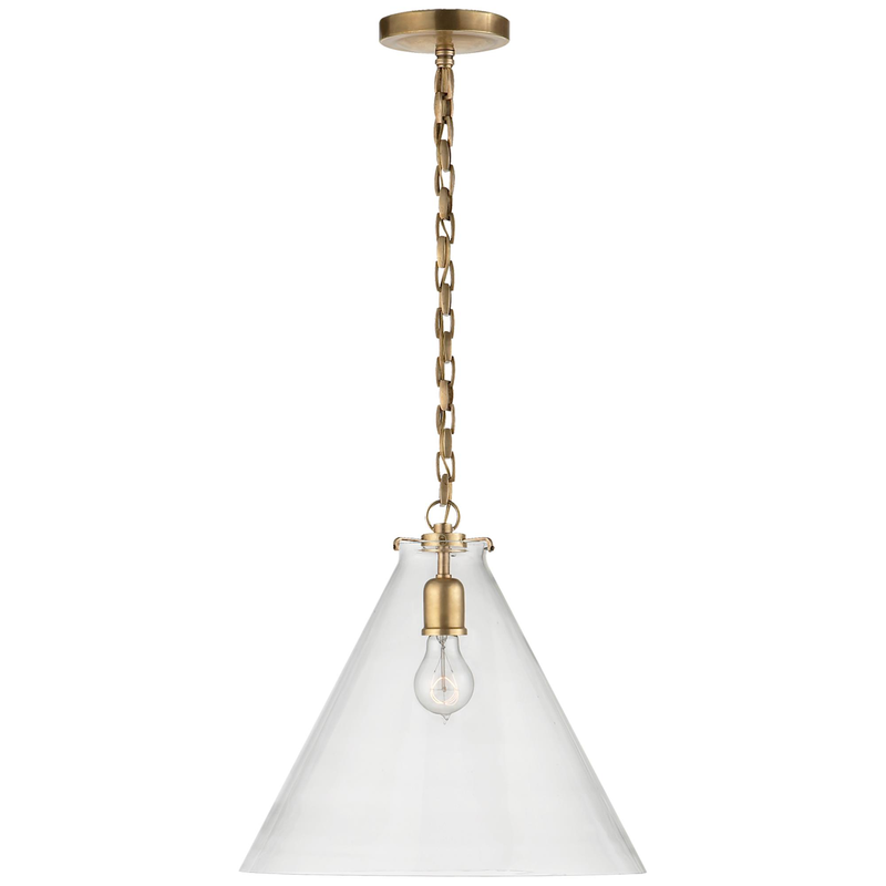 Visual Comfort Signature Collection Thomas O'Brien Katie 15 Inch Large Pendant