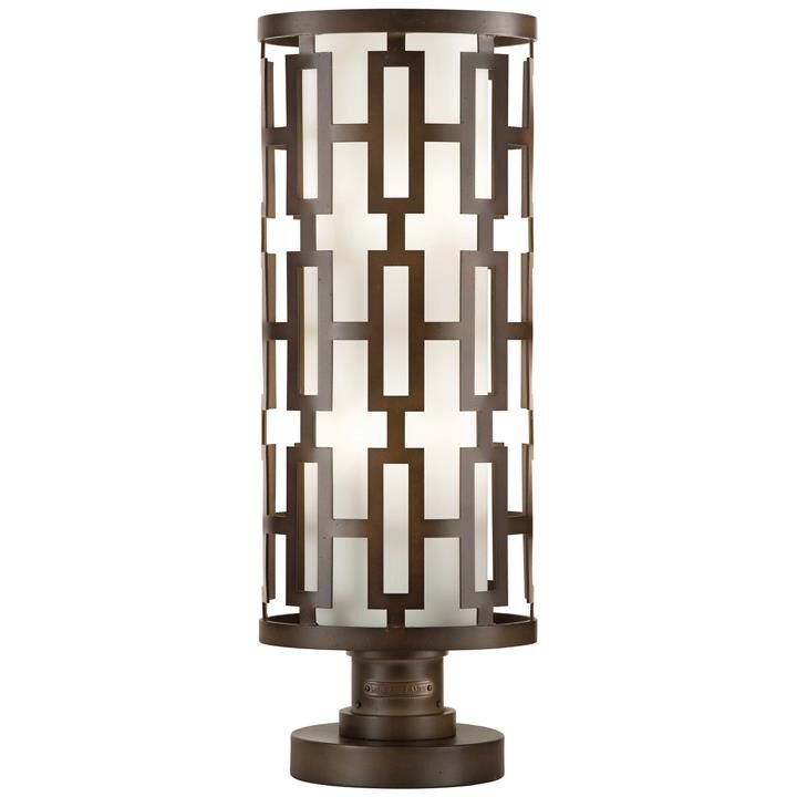 Shown in Bronze finish and False crystal and False glass