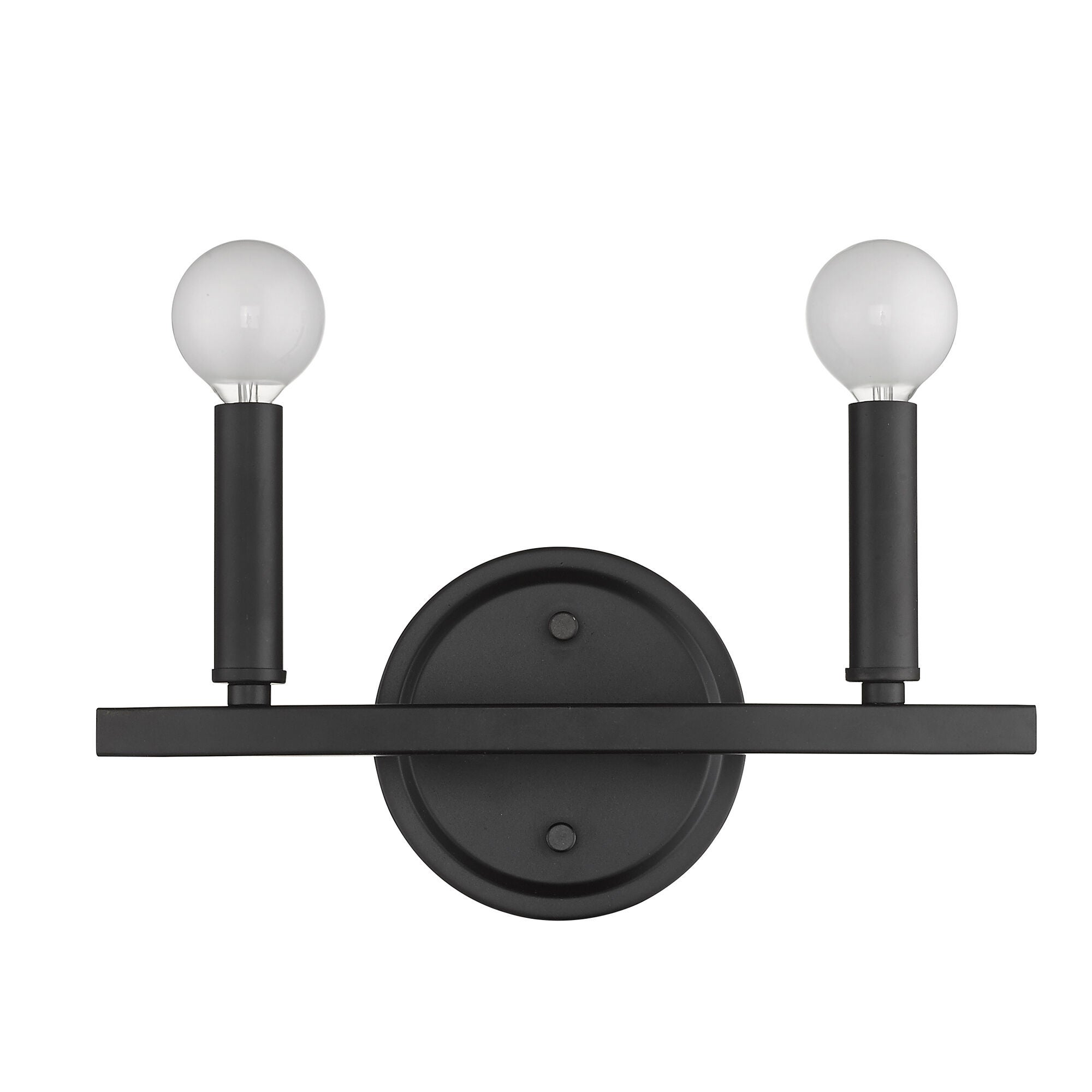 Shown in Matte Black finish and -- glass and -- shade