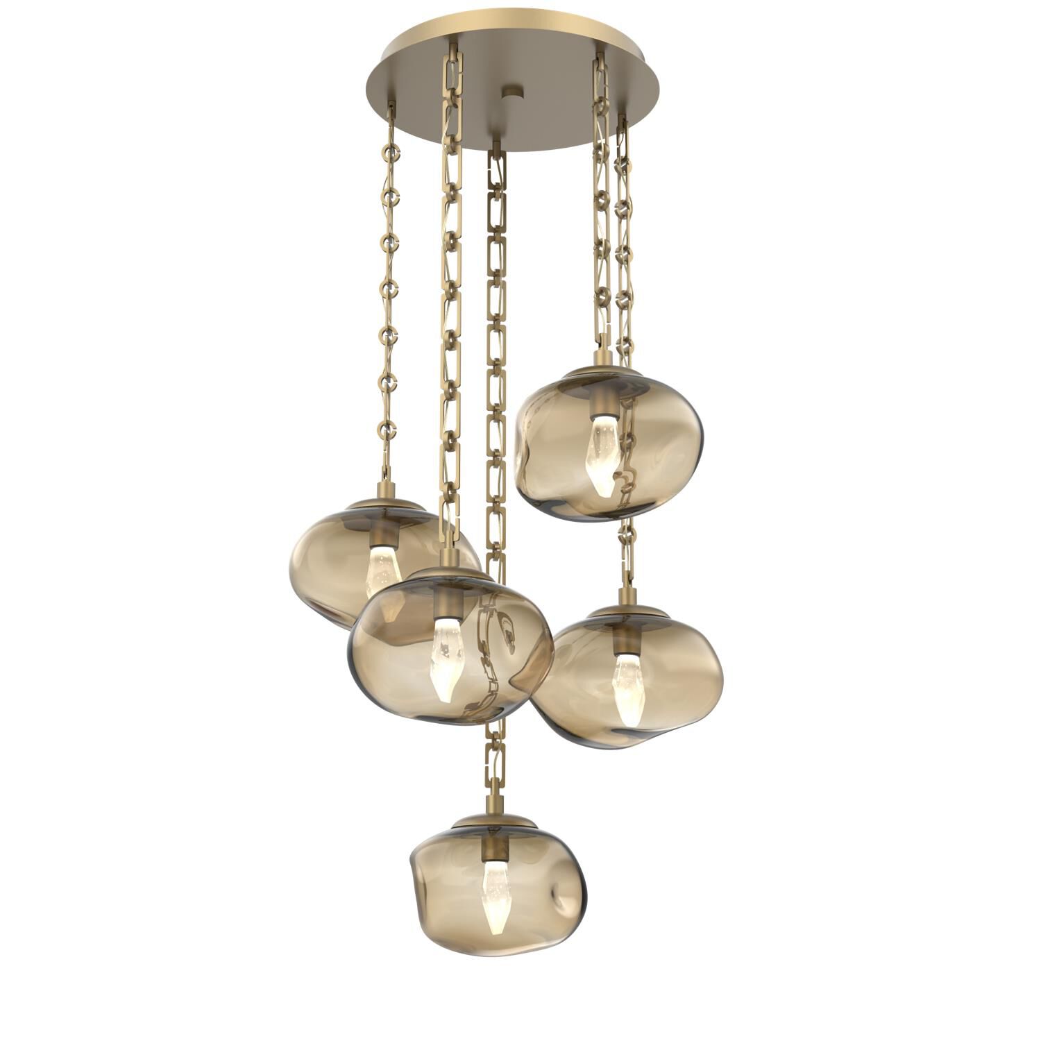 Levi Wilson Nova Led 24 Inch Multi Light Pendant by Hammerton Studio