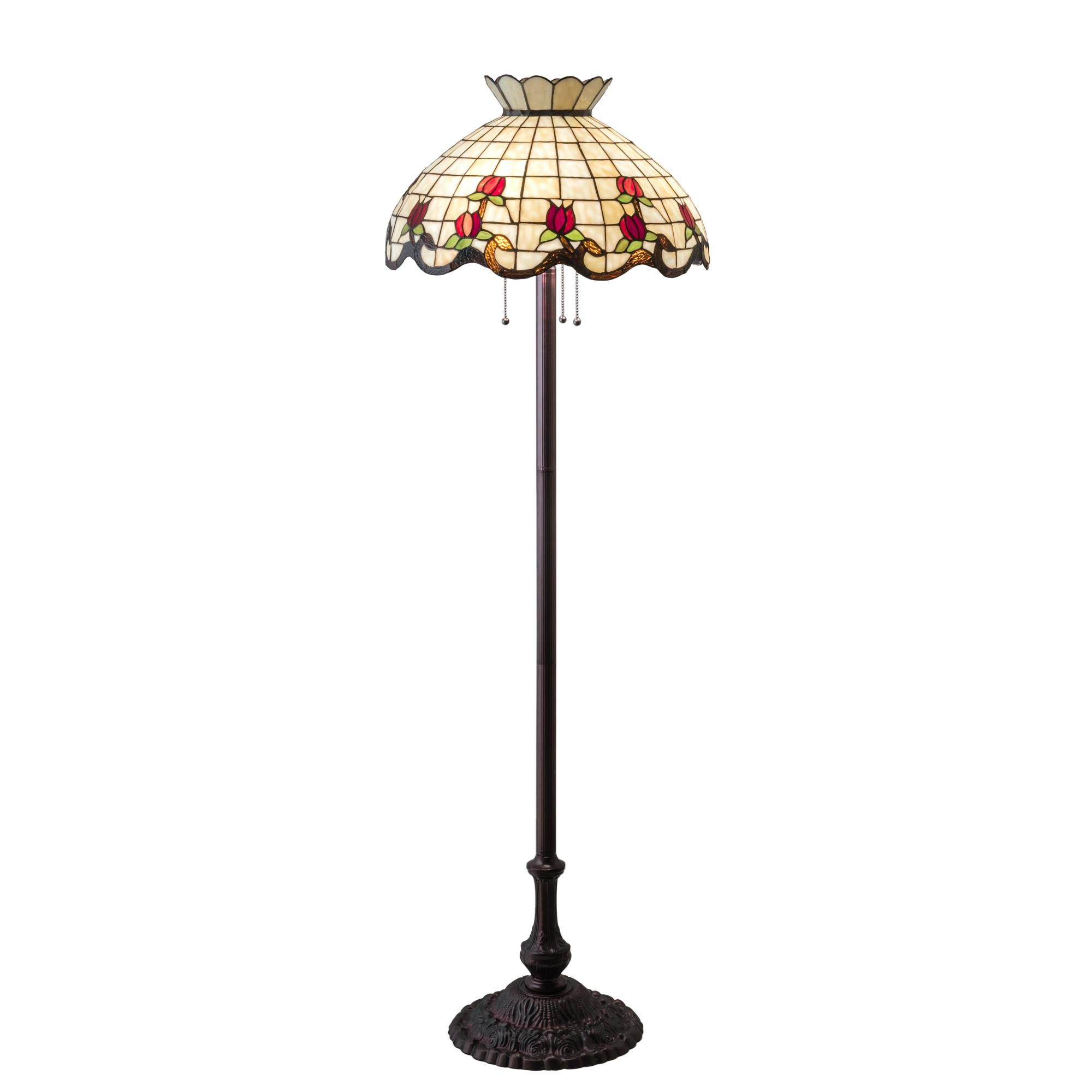 Roseborder 62 Inch Floor Lamp by Meyda Lighting